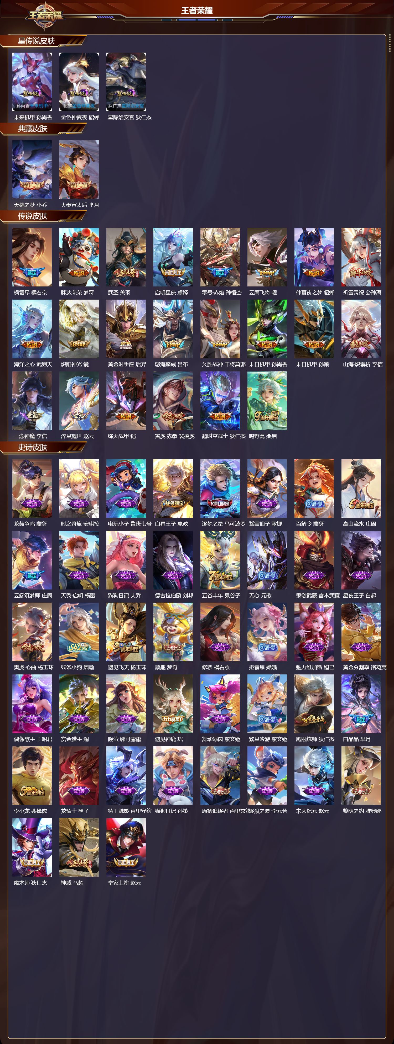 WZMK4302029王者荣耀账号详情图1 WZMK4302029王者荣耀账号详情图1