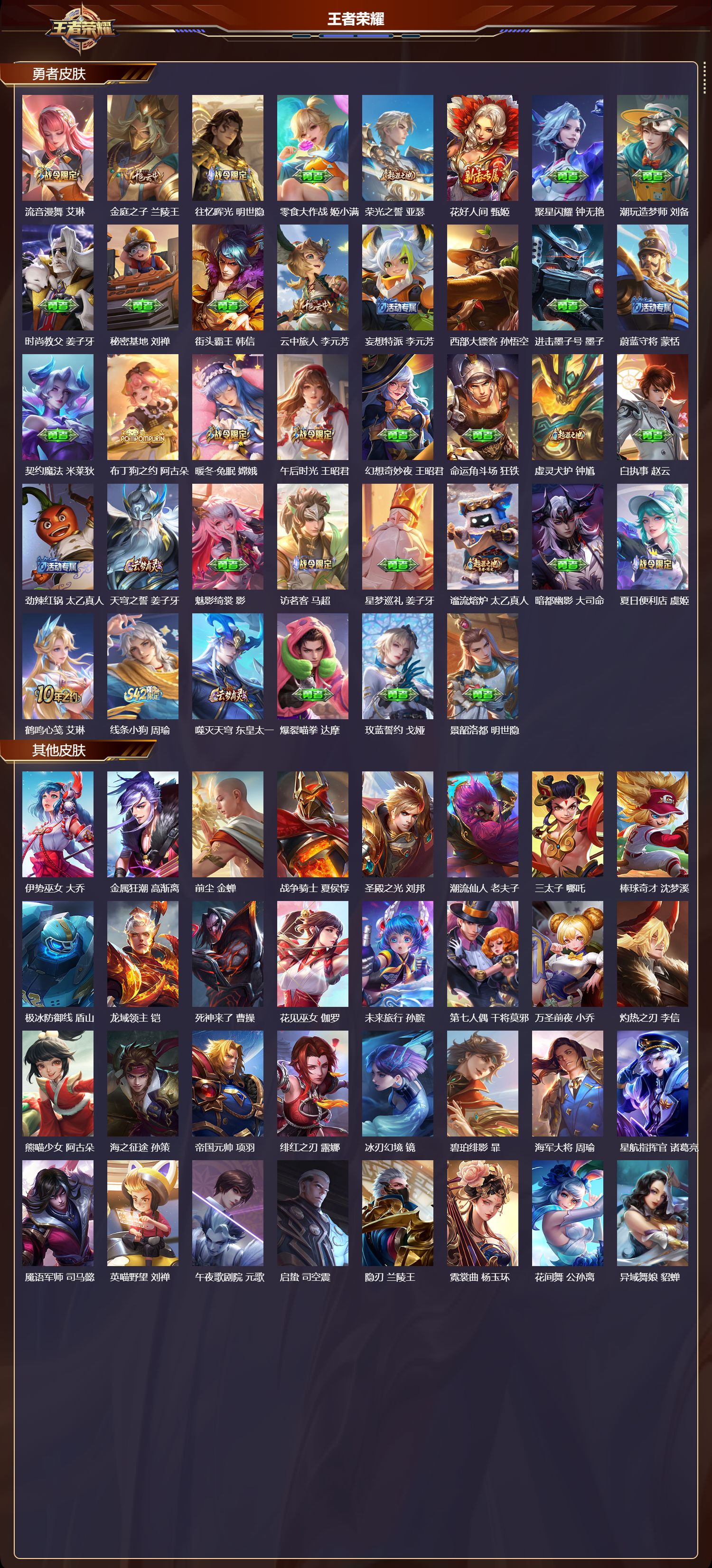 WZMK4302573王者荣耀账号详情图4