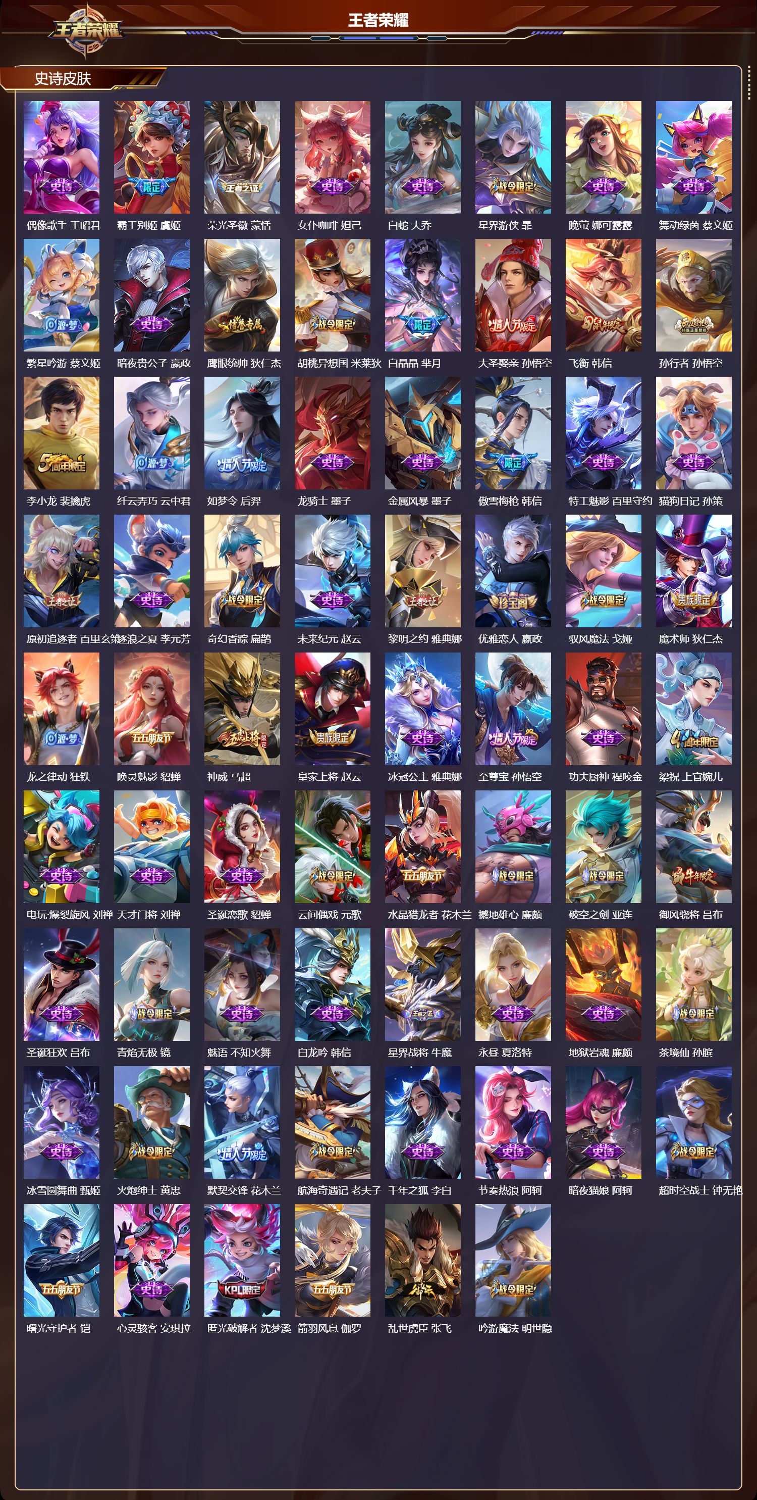 WZQM4304279王者荣耀账号详情图3