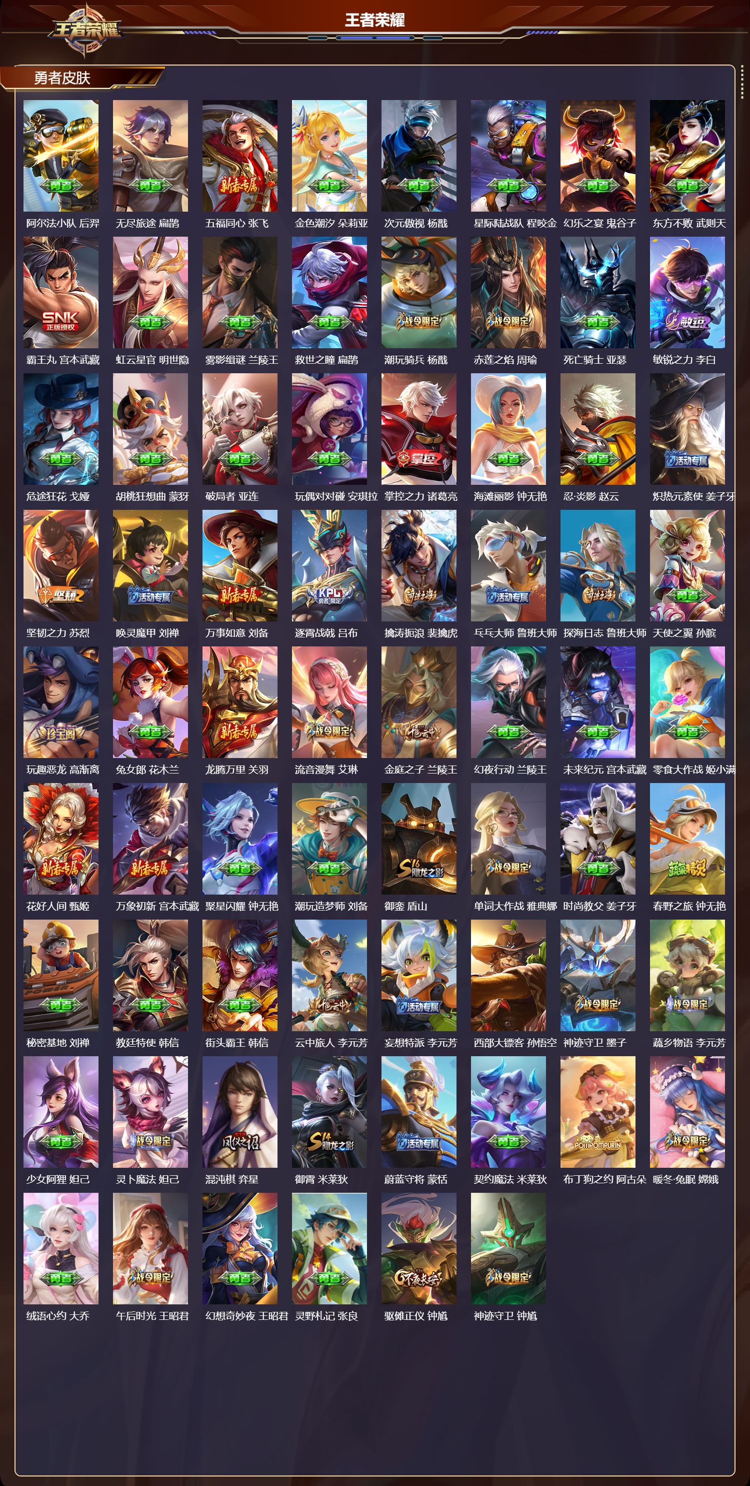 WZQM4303787王者荣耀账号详情图6