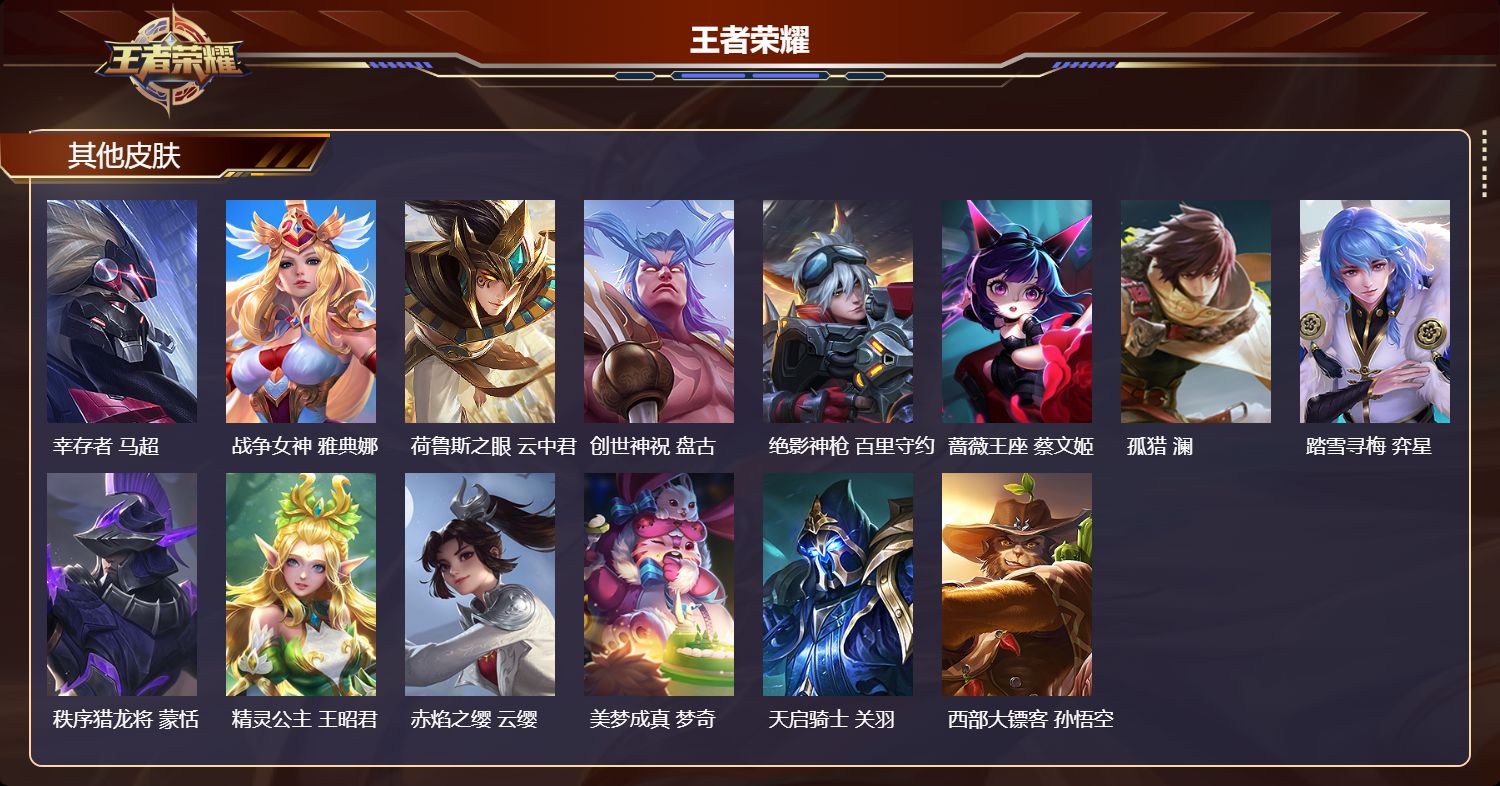 WZMK4302739王者荣耀账号详情图5 WZMK4302739王者荣耀账号详情图5