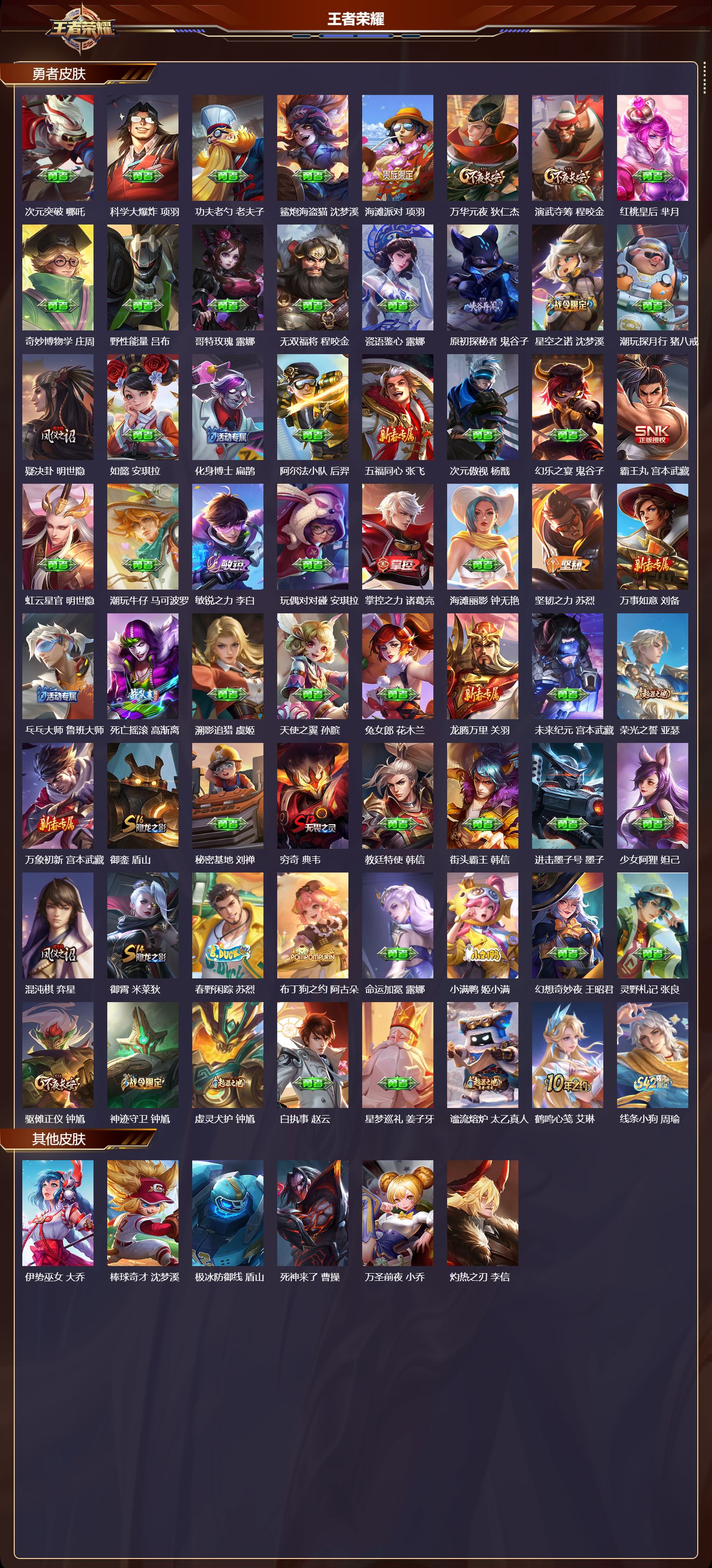 WZMK4302901王者荣耀账号详情图2 WZMK4302901王者荣耀账号详情图2