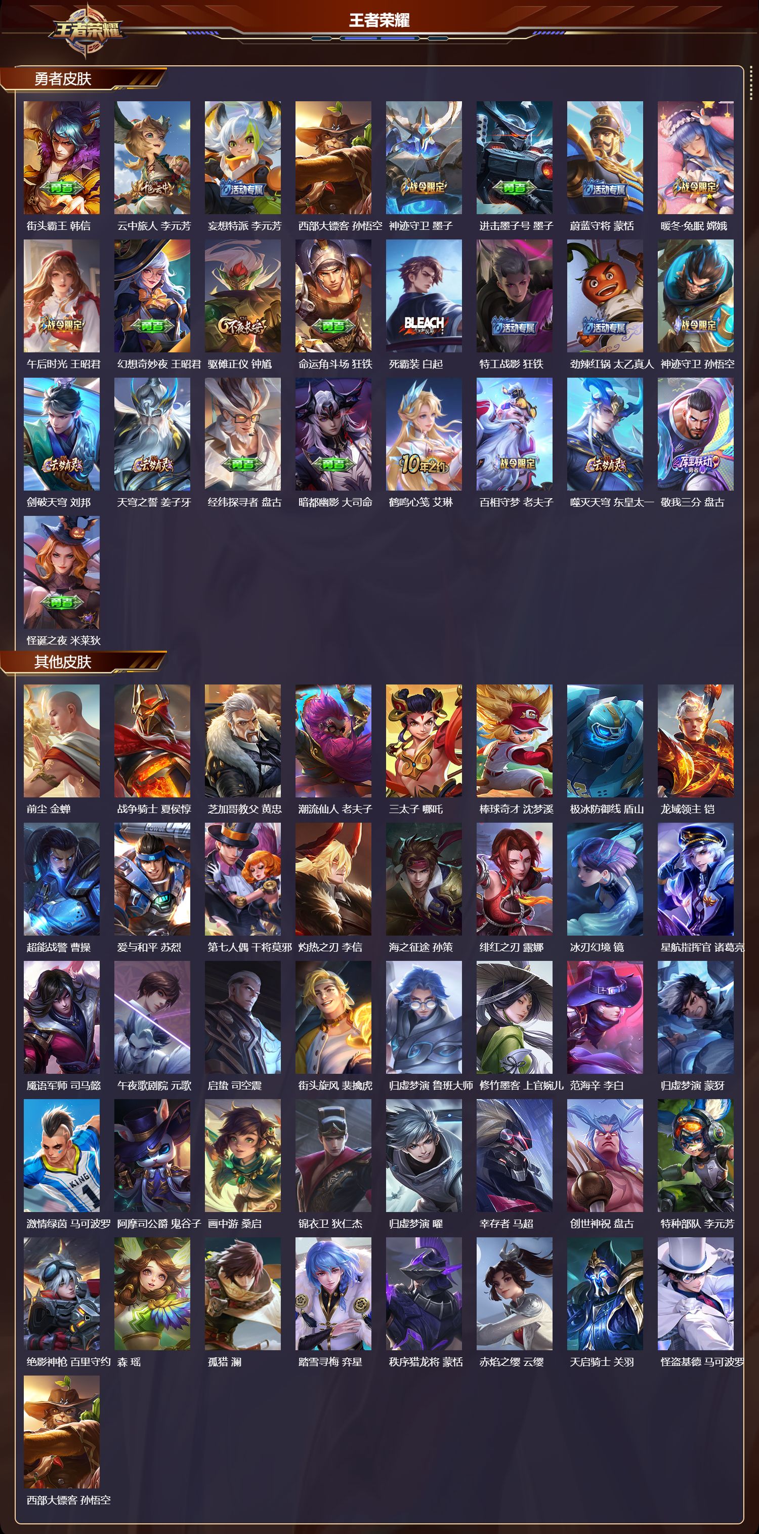 WZQM4303822王者荣耀账号详情图4