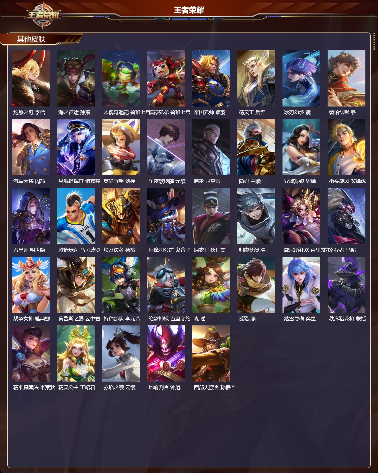 WZMK4303011王者荣耀账号详情图4