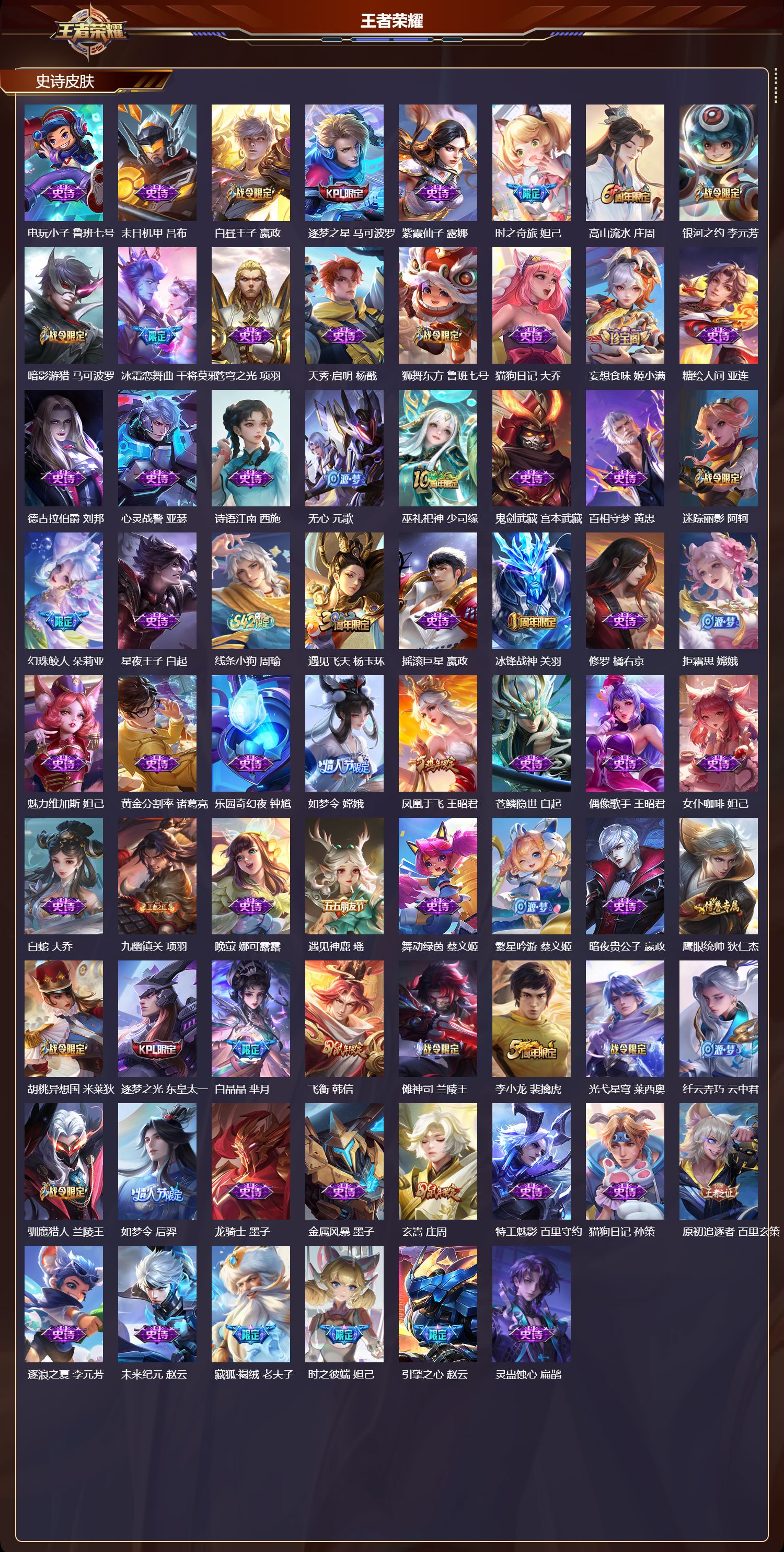 WZQM4303785王者荣耀账号详情图3