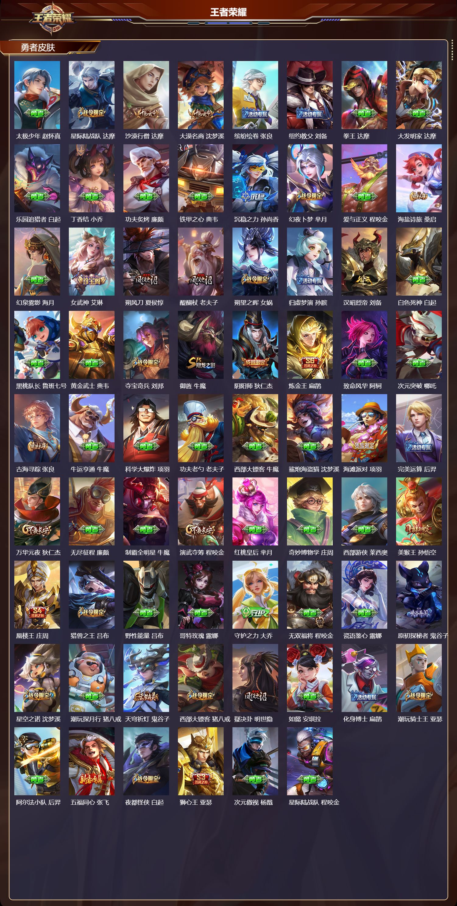 WZQM4304275王者荣耀账号详情图4