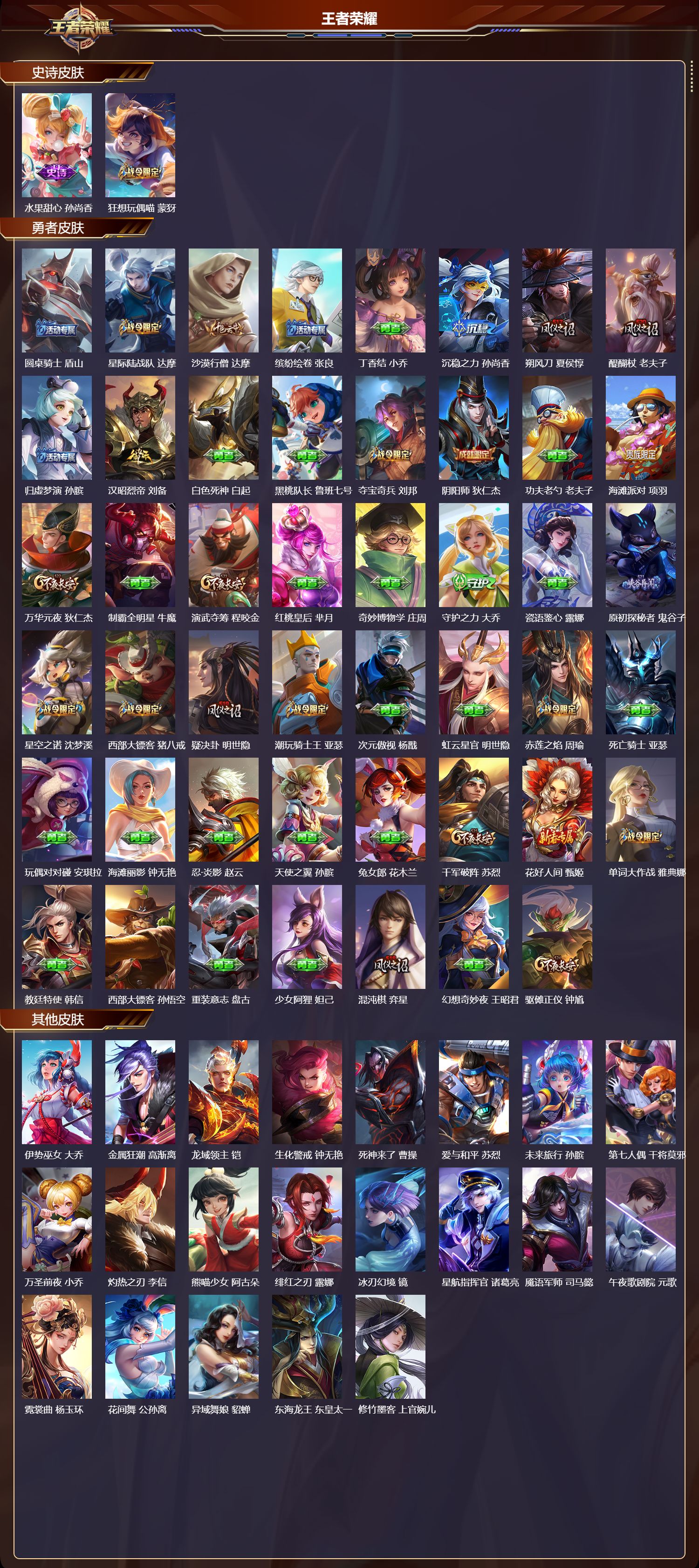 WZQM4303845王者荣耀账号详情图3