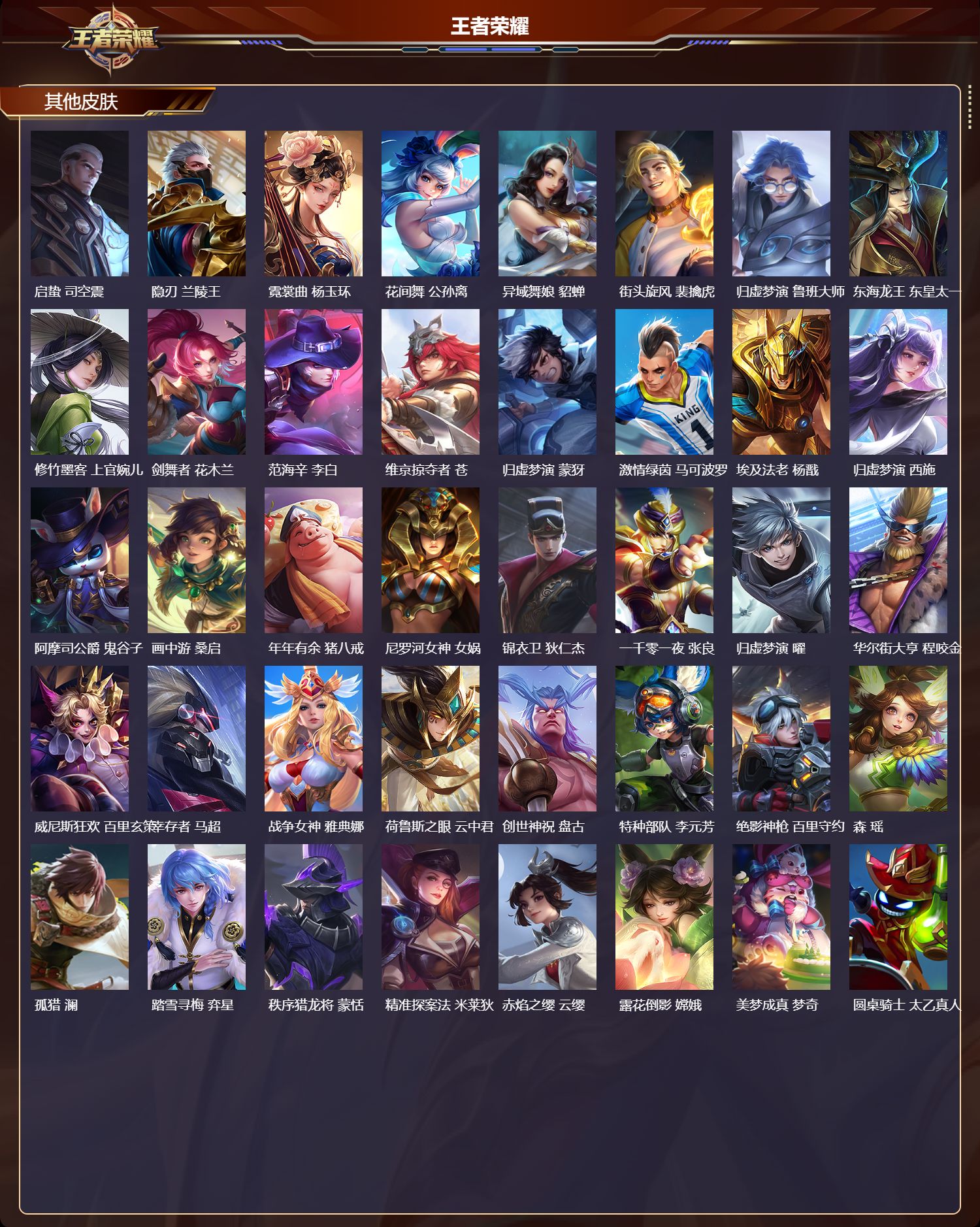 WZMK4302899王者荣耀账号详情图6