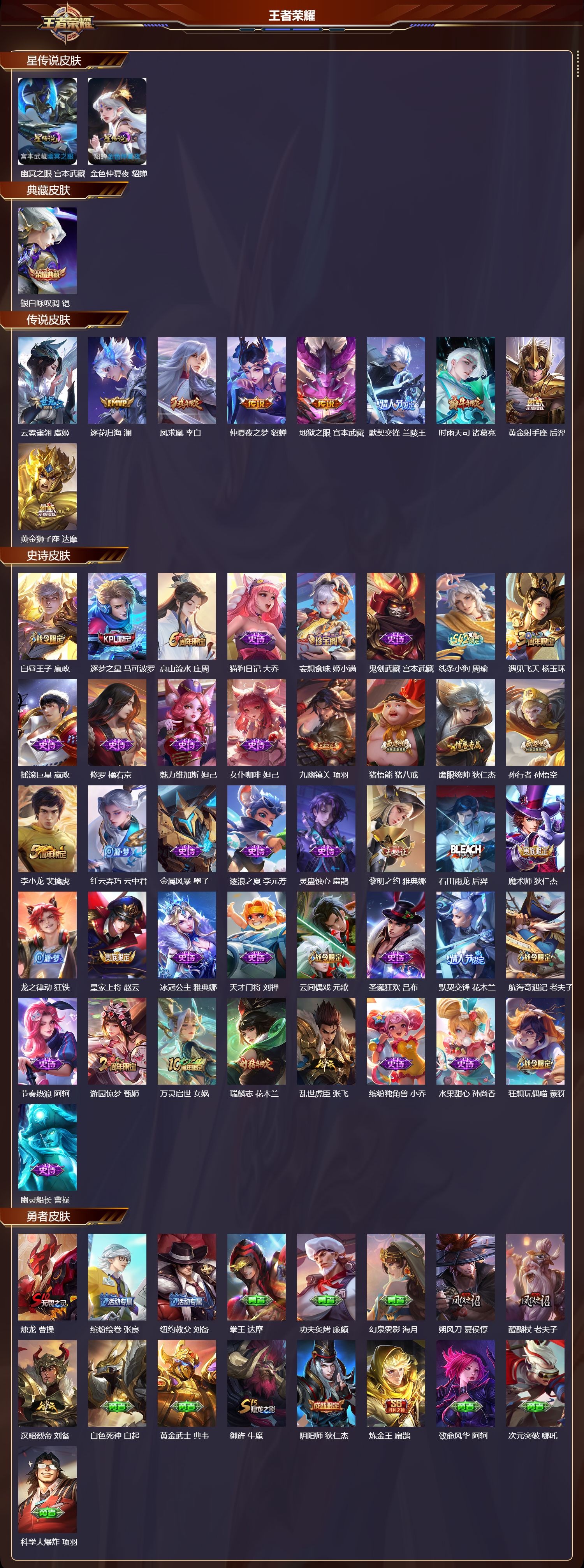 WZQM4304389王者荣耀账号详情图2