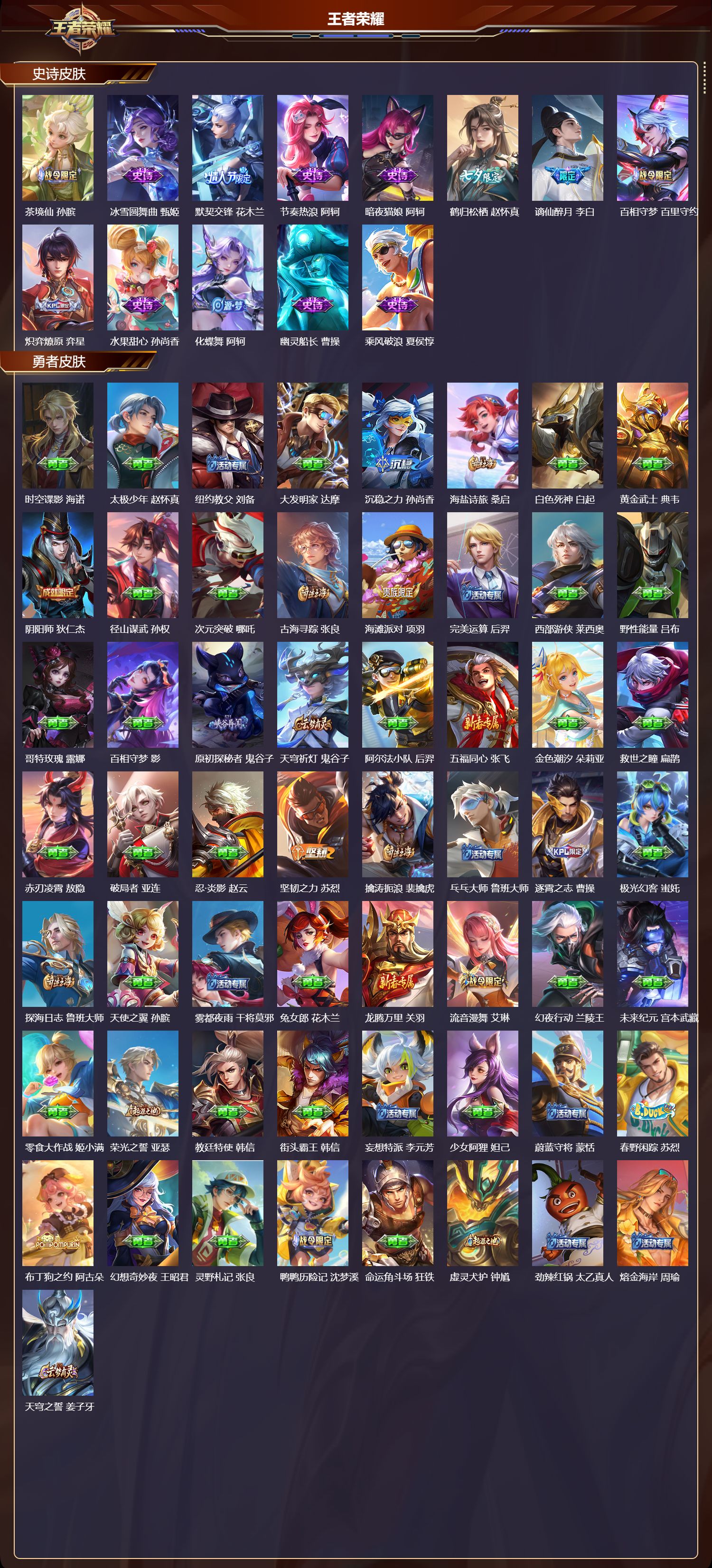 WZMK4302957王者荣耀账号详情图2