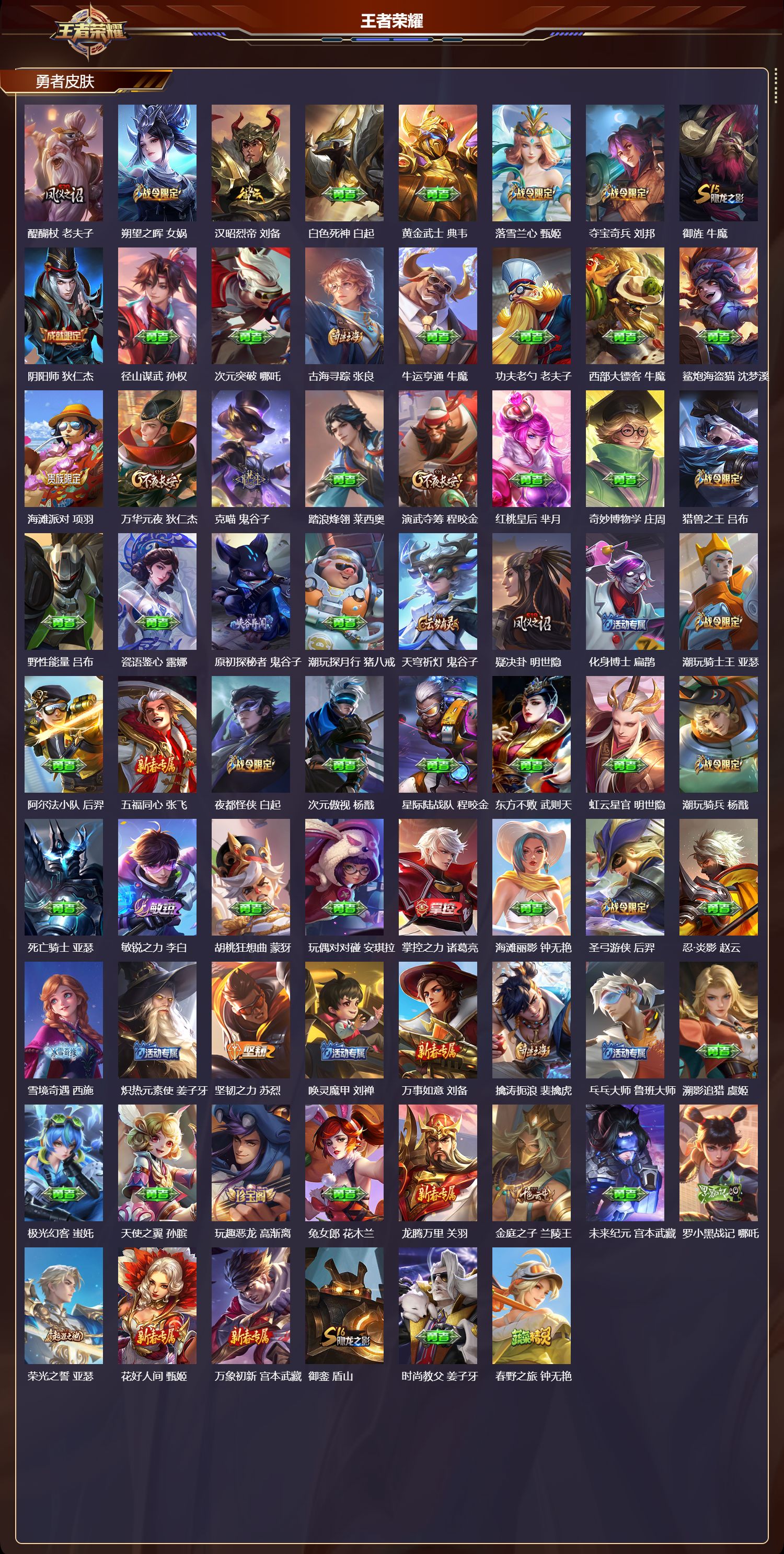 WZMK4302883王者荣耀账号详情图3 WZMK4302883王者荣耀账号详情图3