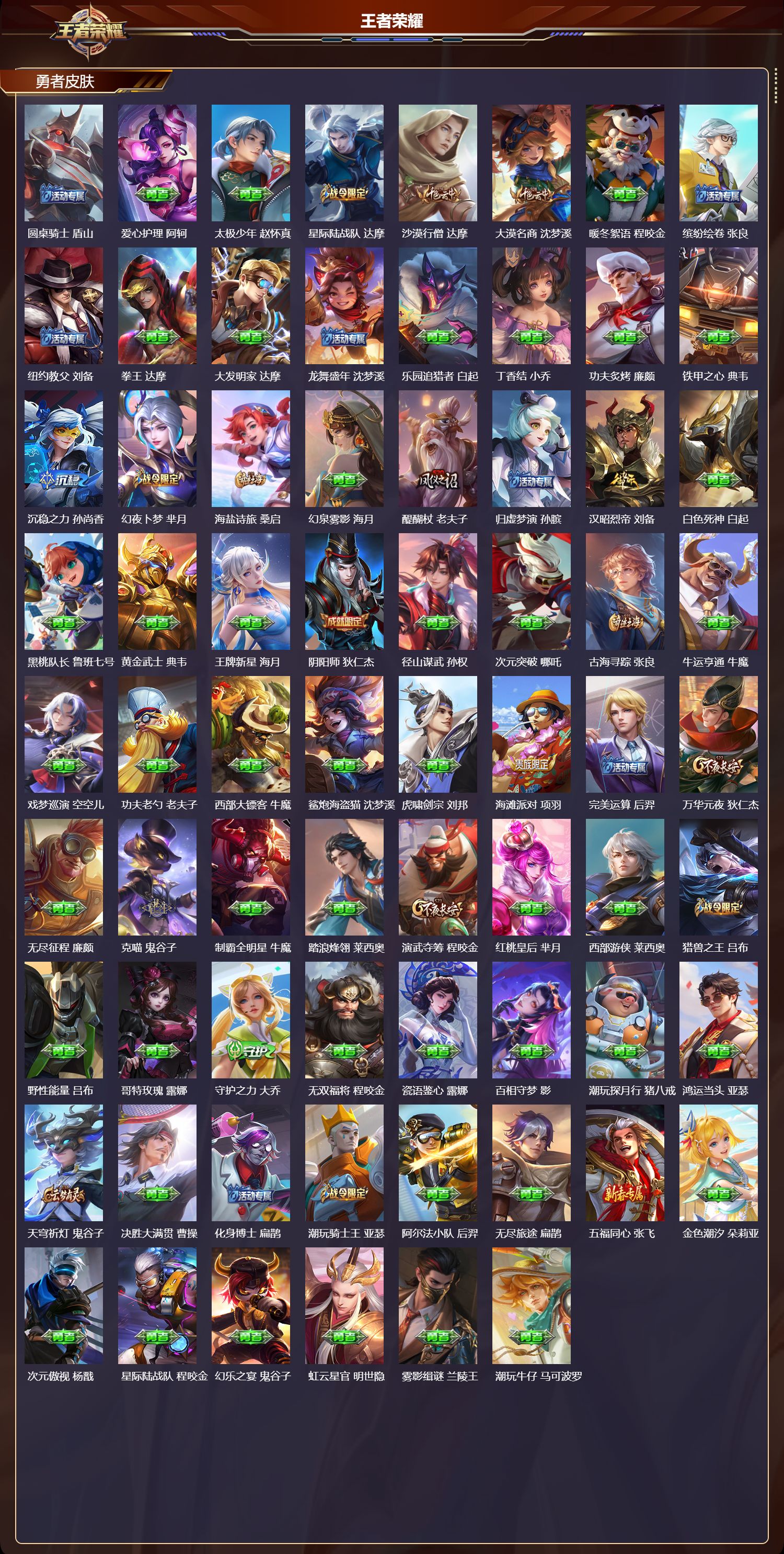 WZMK4302552王者荣耀账号详情图4 WZMK4302552王者荣耀账号详情图4