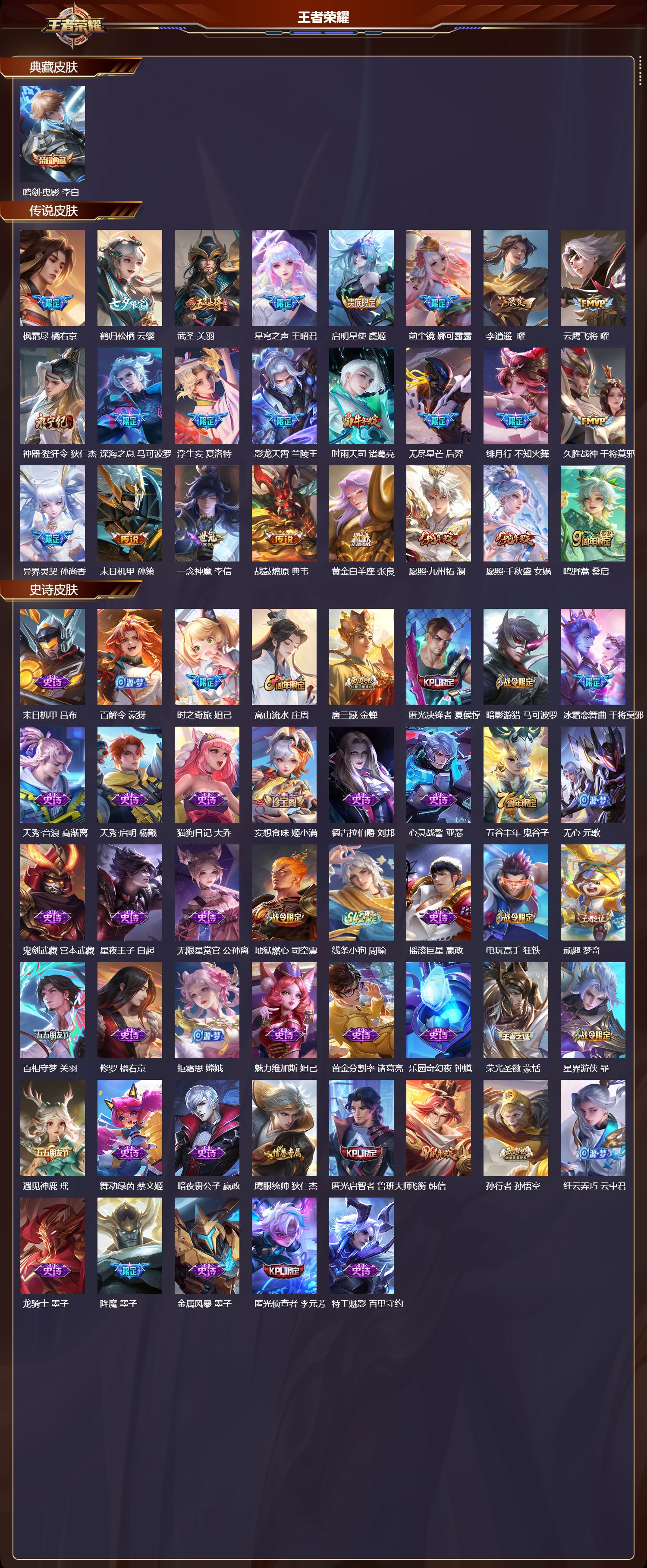 WZQM4303875王者荣耀账号详情图2