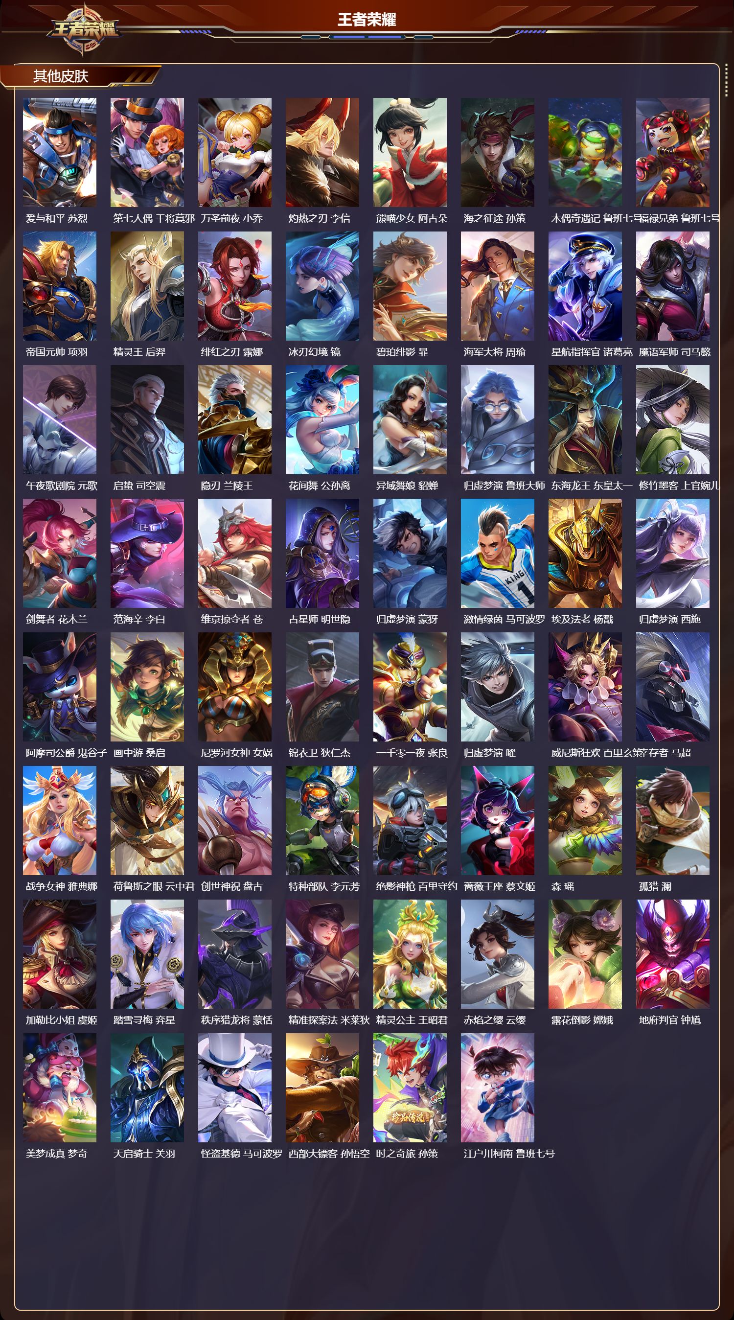 WZMK4301898王者荣耀账号详情图6