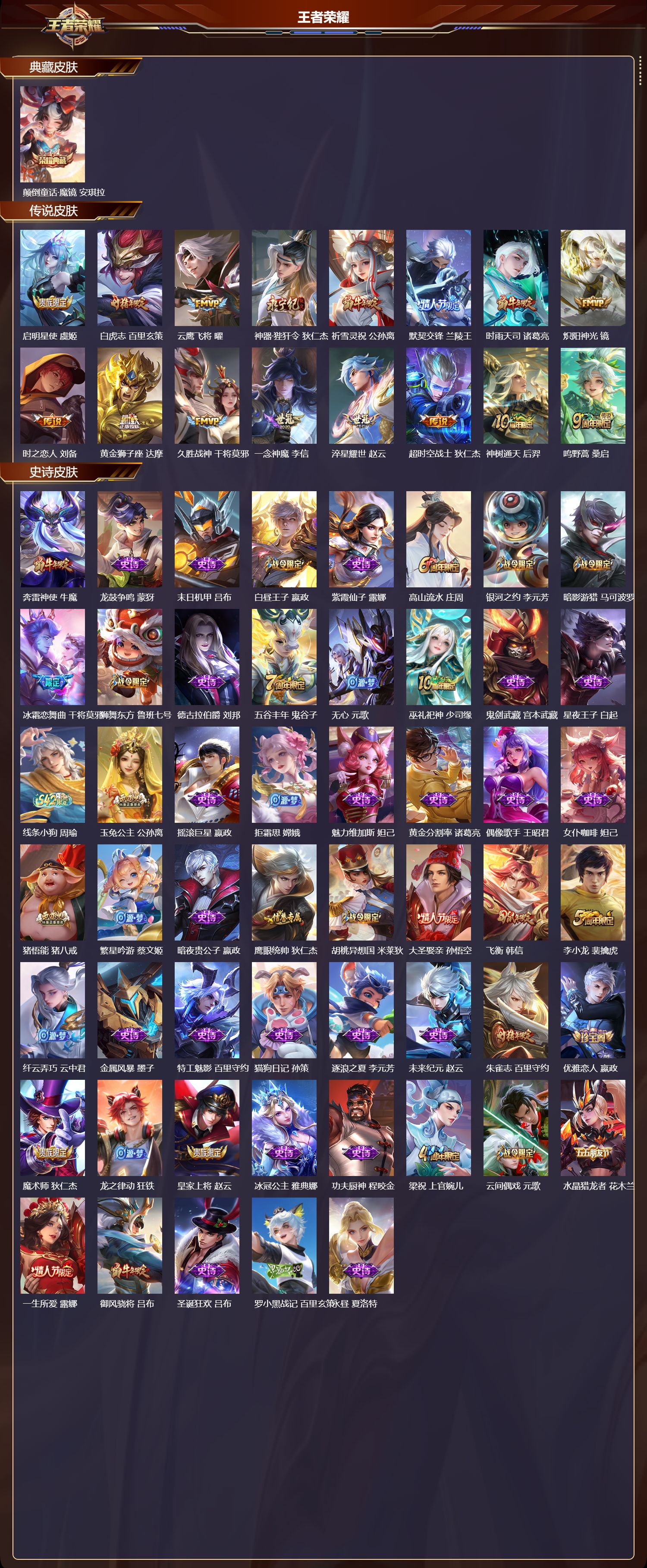 WZMK4302912王者荣耀账号详情图1