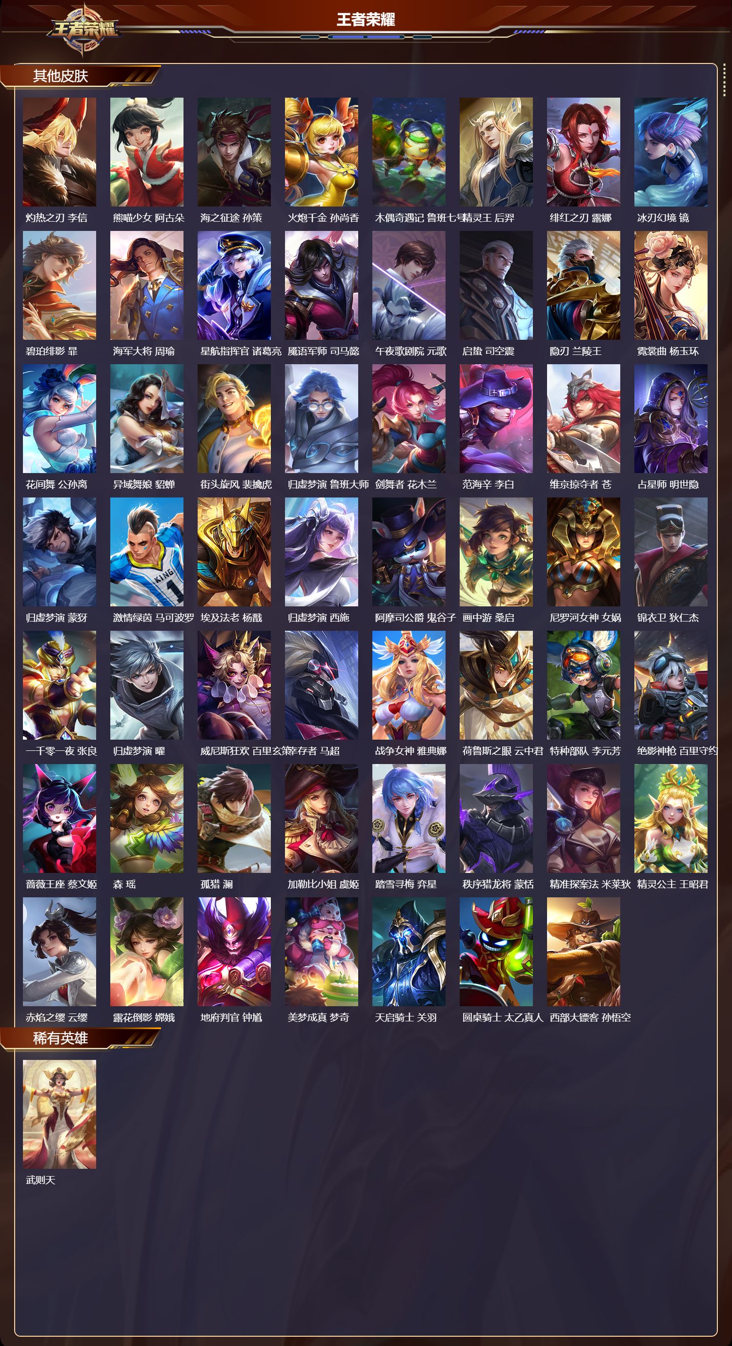 WZQM4302151王者荣耀账号详情图6