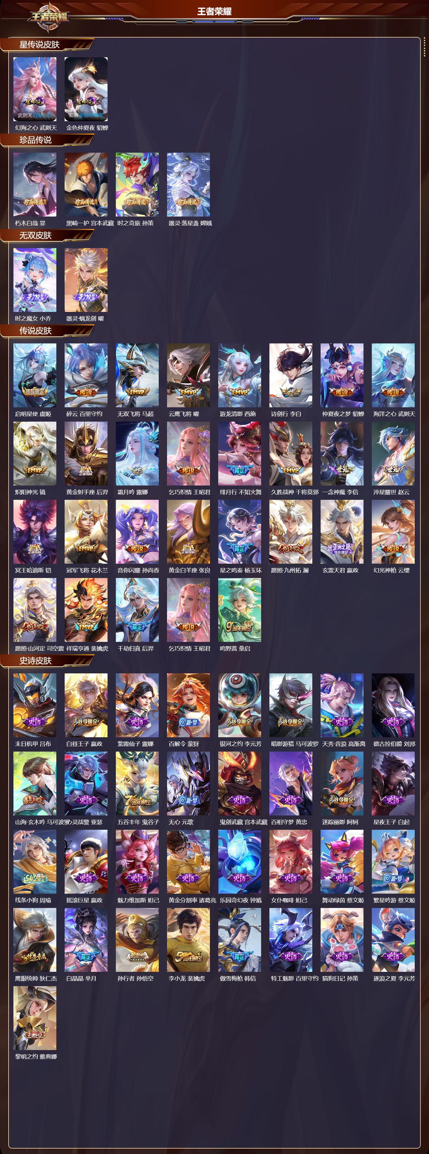 WZQM4303976王者荣耀账号详情图2