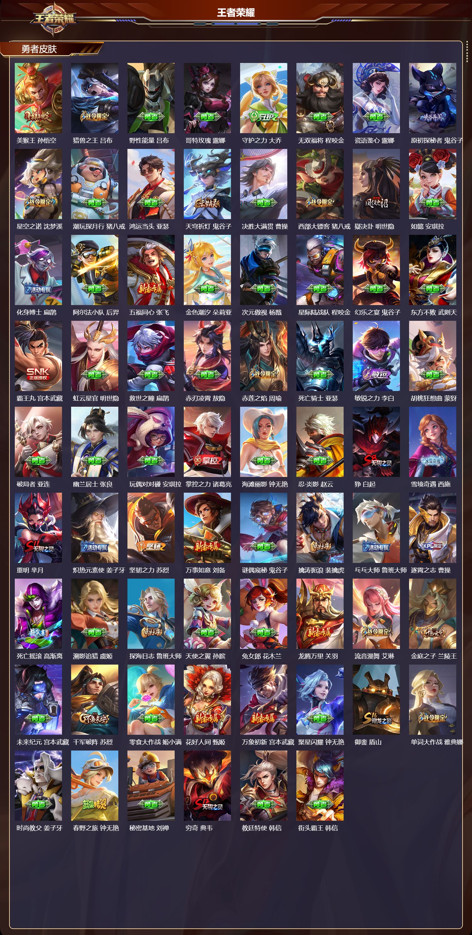 WZQM4302804王者荣耀账号详情图5