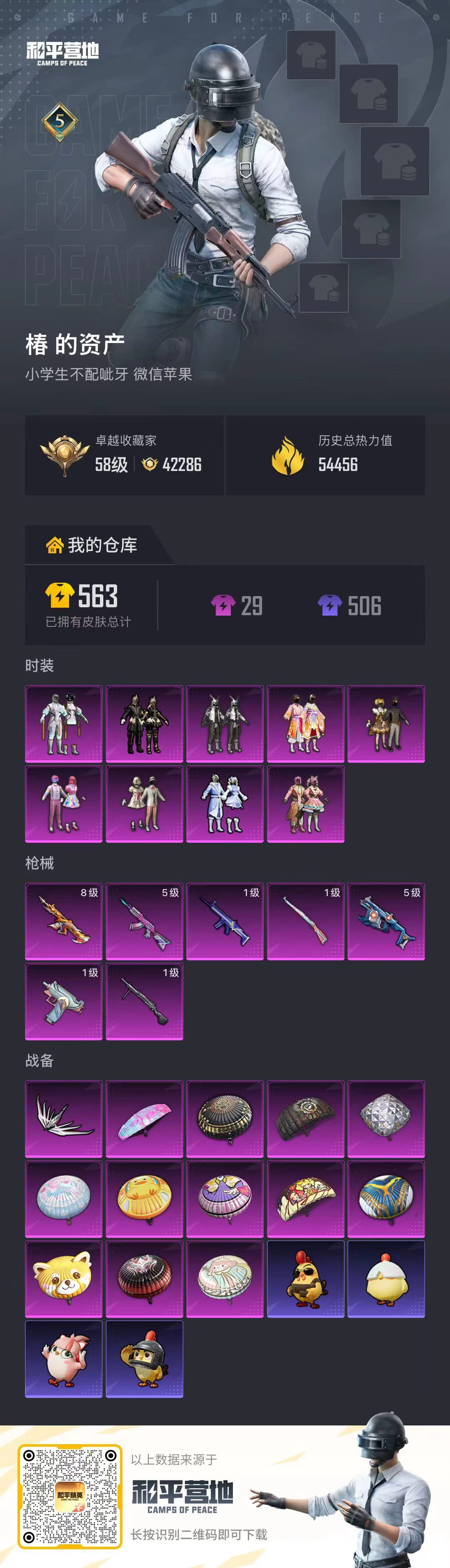 HPCMW4179299和平精英账号详情图1