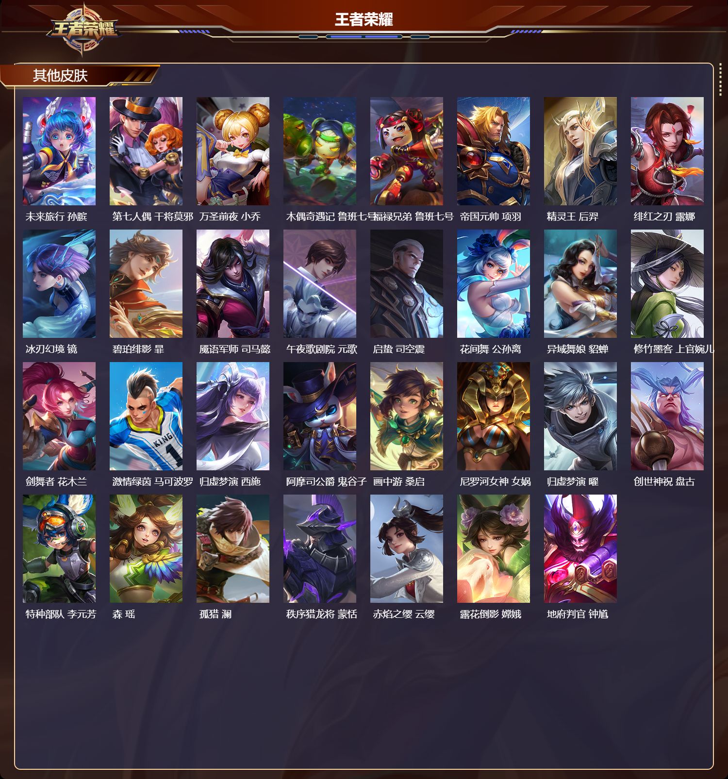 WZMK4302455王者荣耀账号详情图4