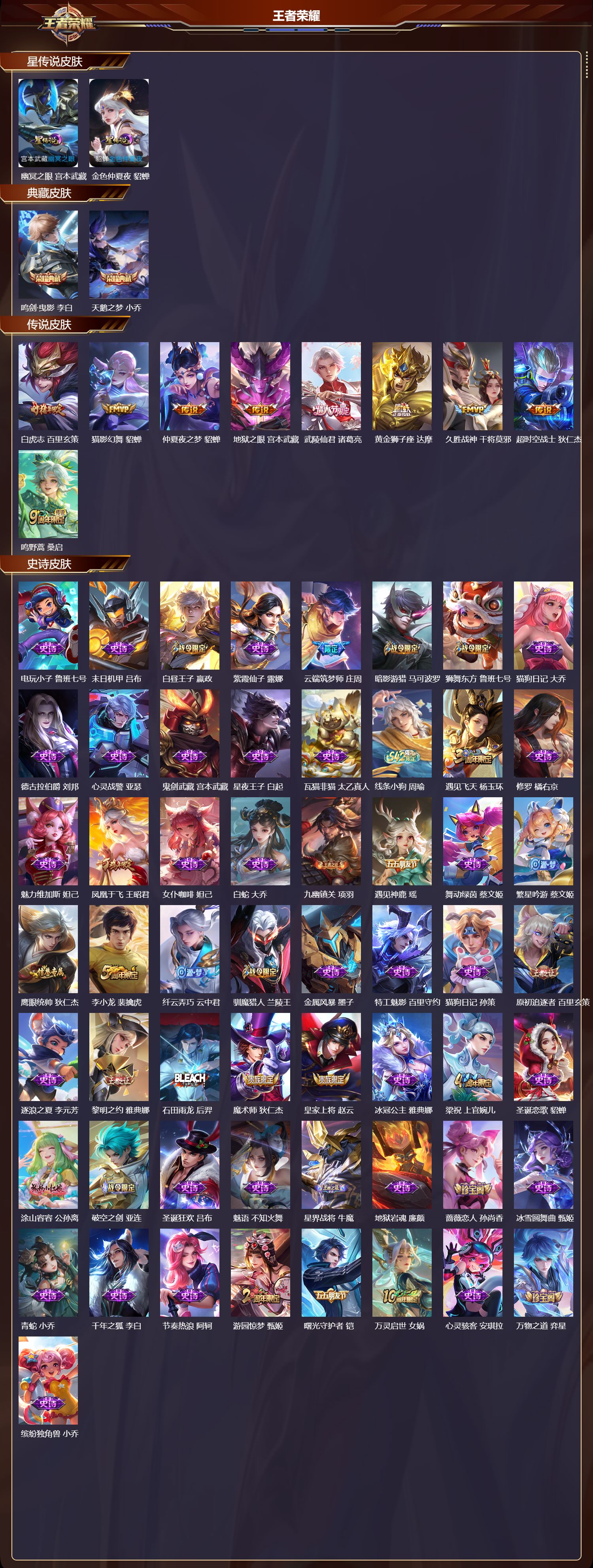 WZQM4304165王者荣耀账号详情图2