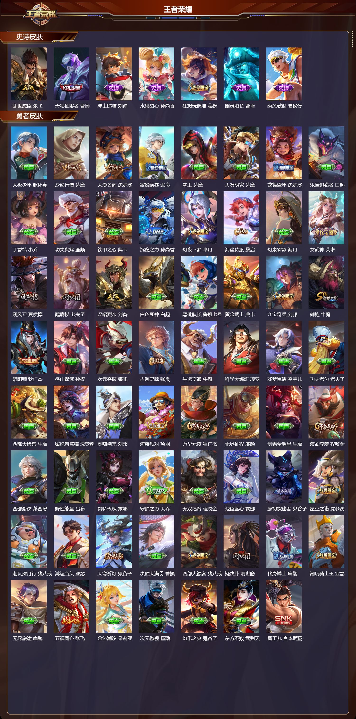 WZMK4303010王者荣耀账号详情图2 WZMK4303010王者荣耀账号详情图2