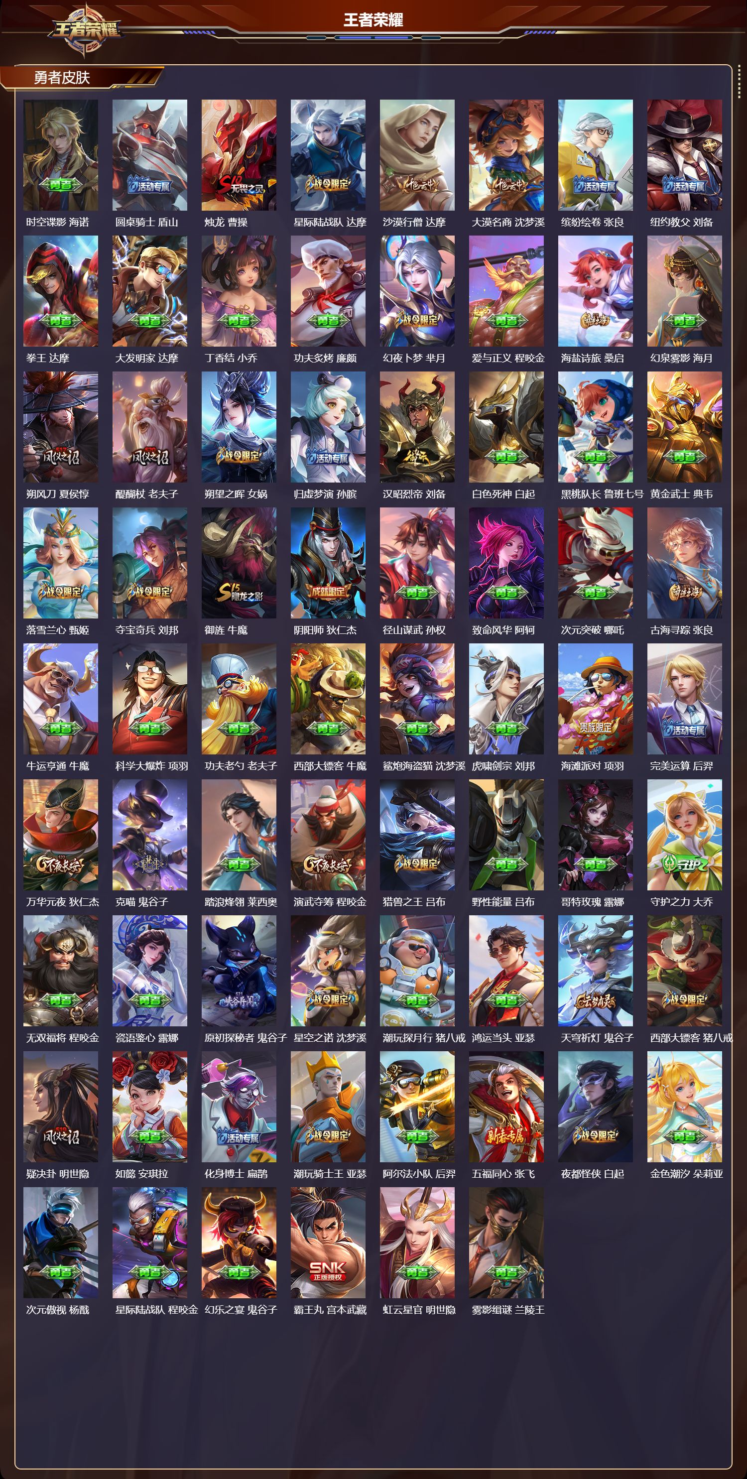 WZQM4302378王者荣耀账号详情图4