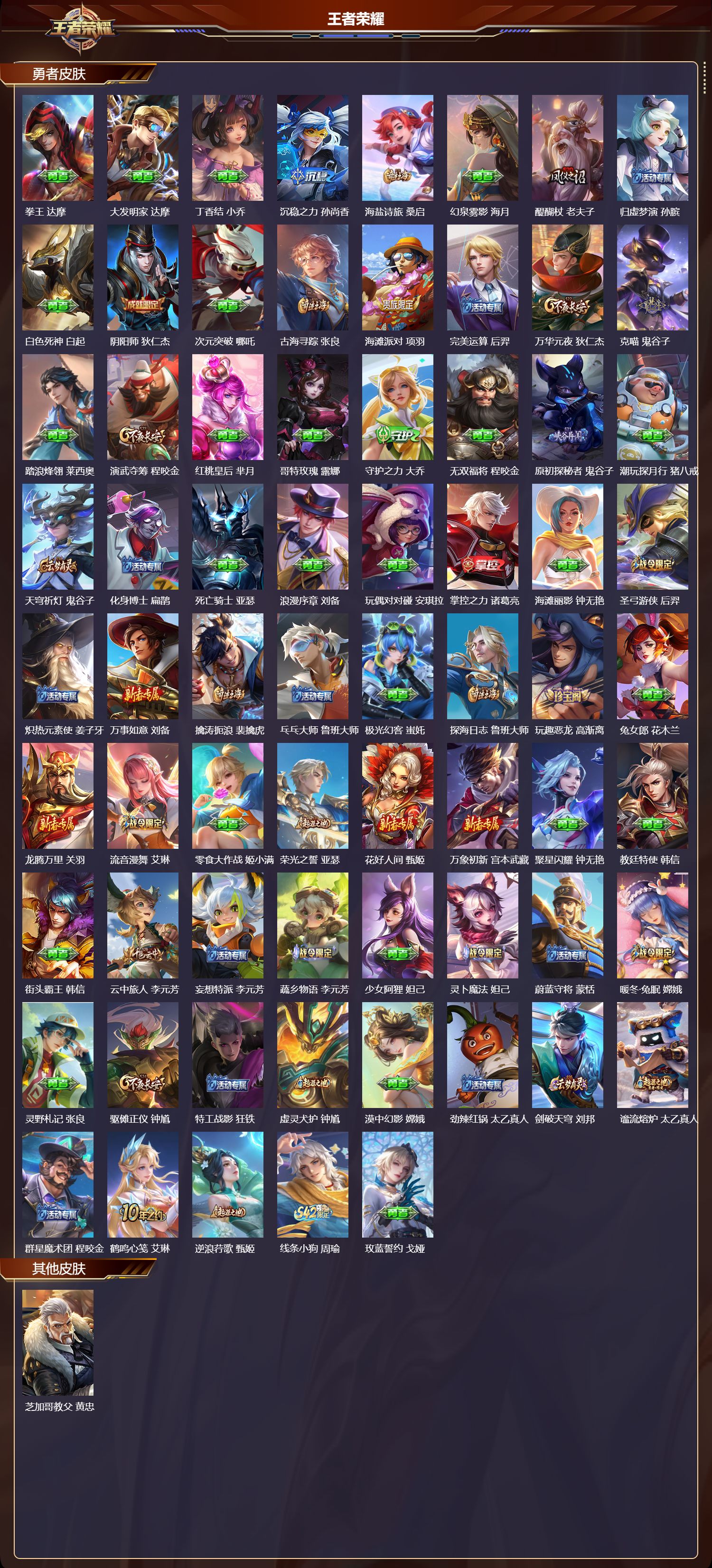 WZQM4304785王者荣耀账号详情图3