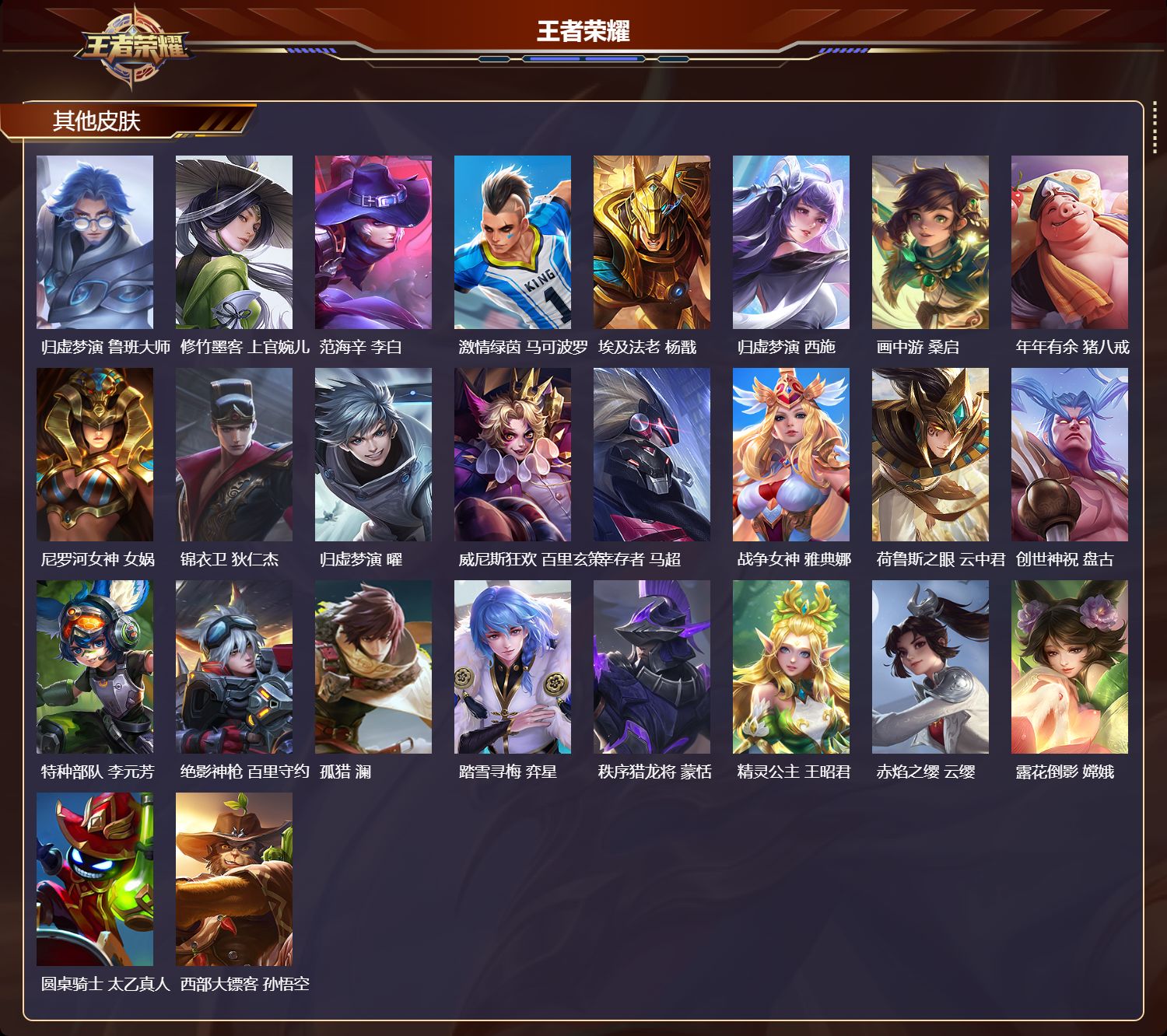 WZMK4302849王者荣耀账号详情图4