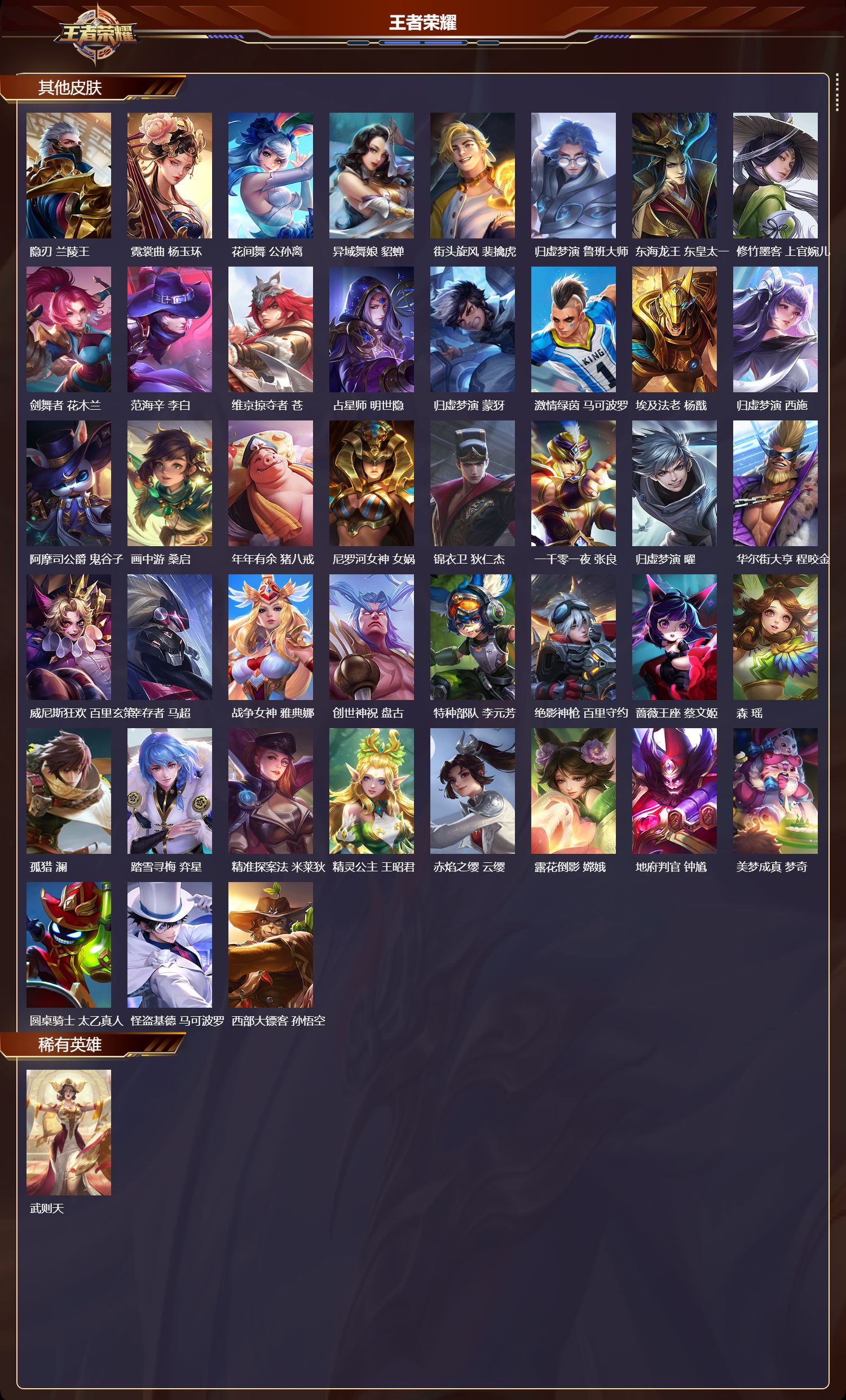 WZMK4302874王者荣耀账号详情图6