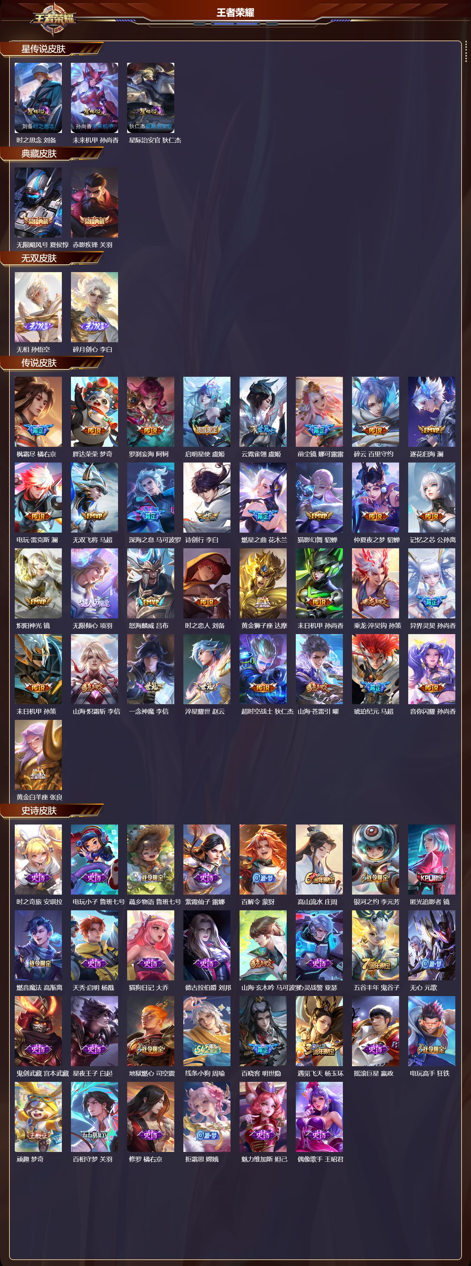 WZQM4303652王者荣耀账号详情图2