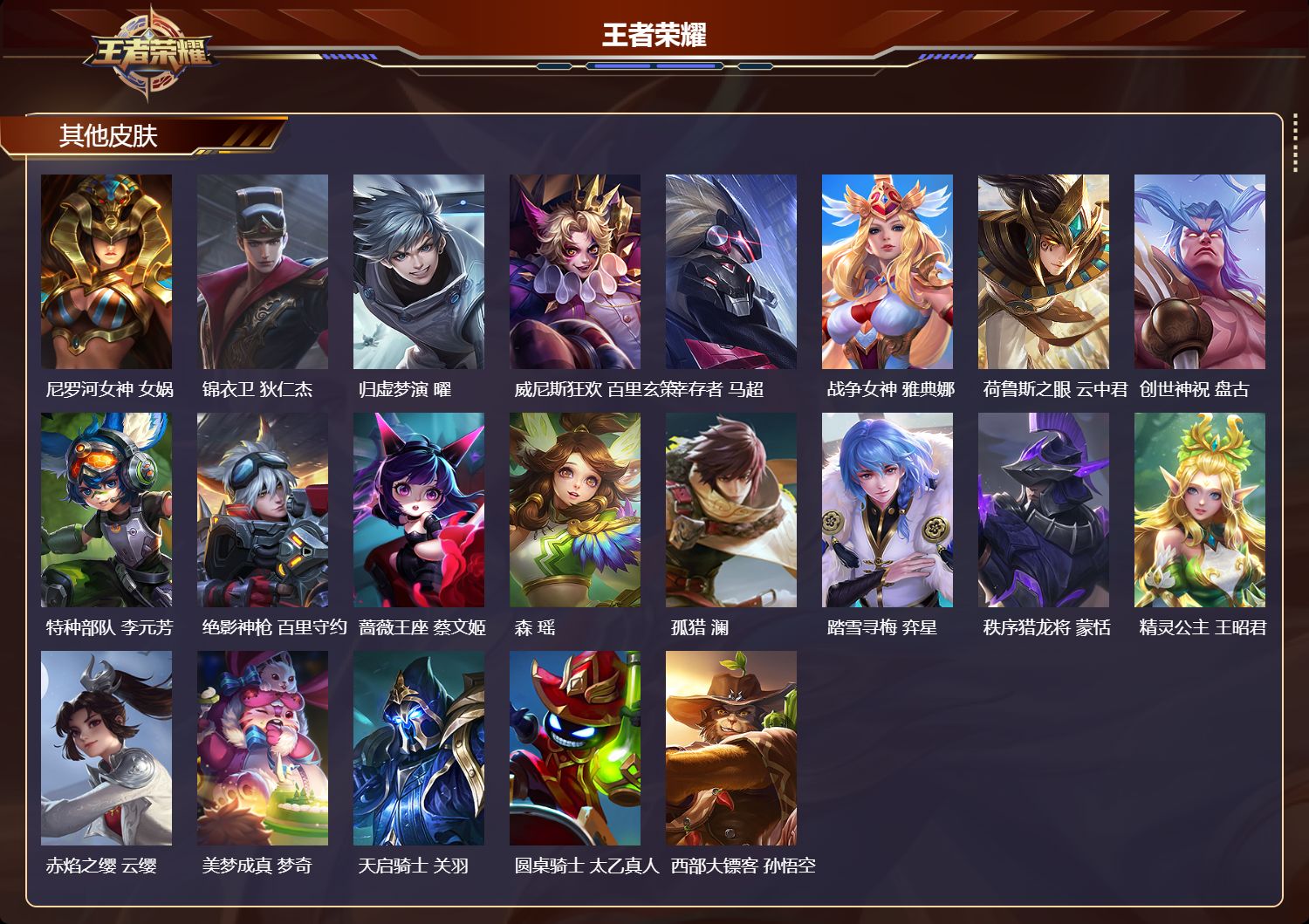 WZMK4302044王者荣耀账号详情图6