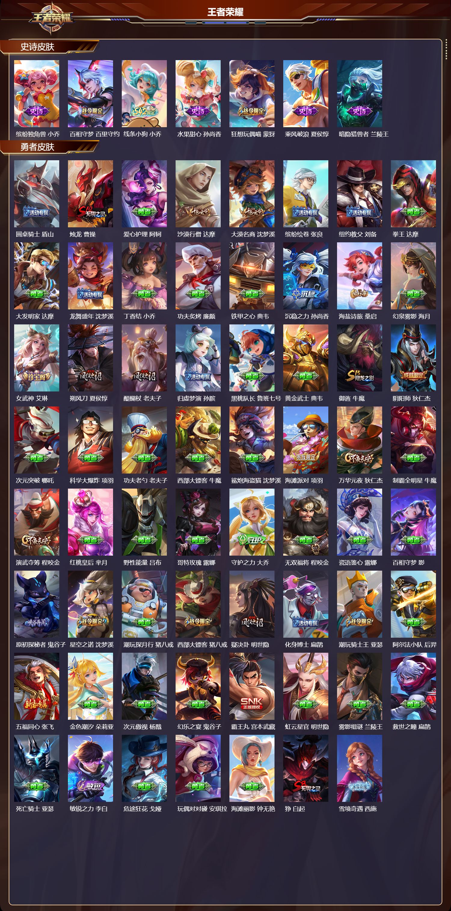 WZMK4302438王者荣耀账号详情图2 WZMK4302438王者荣耀账号详情图2