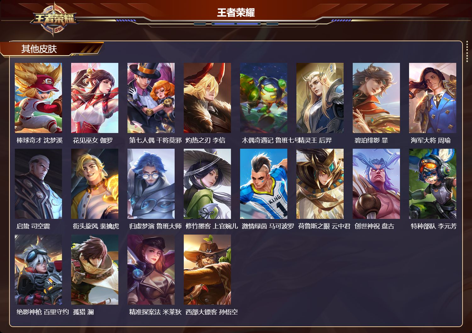 WZQM4302809王者荣耀账号详情图4