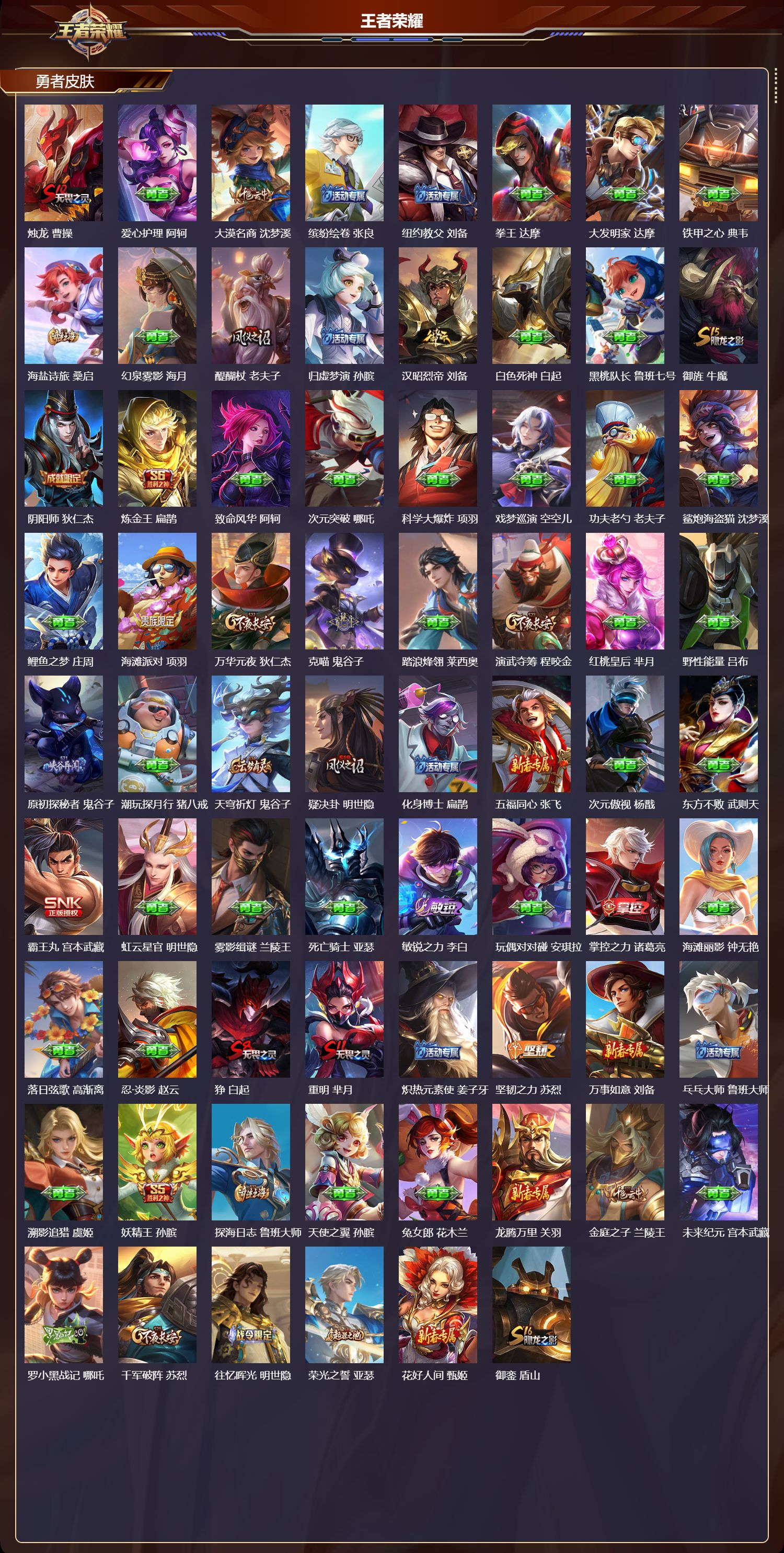 WZQM4301981王者荣耀账号详情图3