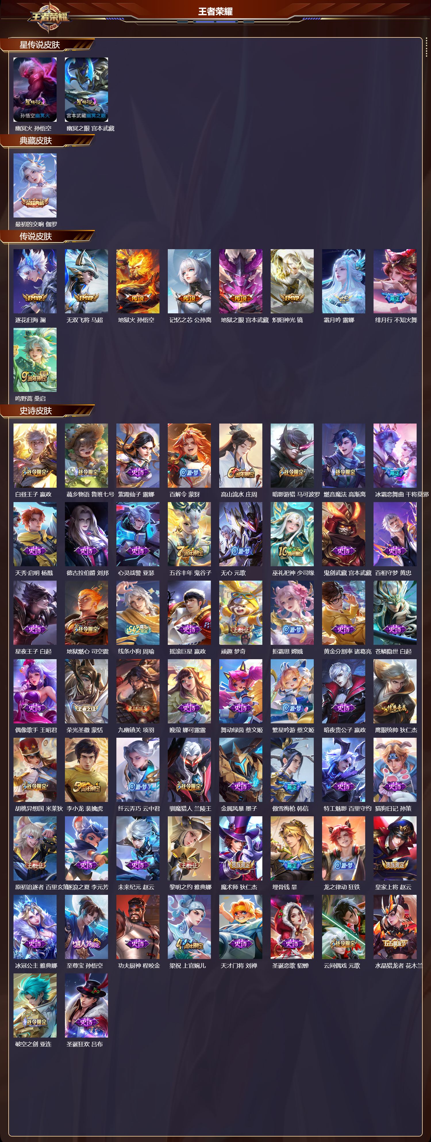 WZMK4302179王者荣耀账号详情图1