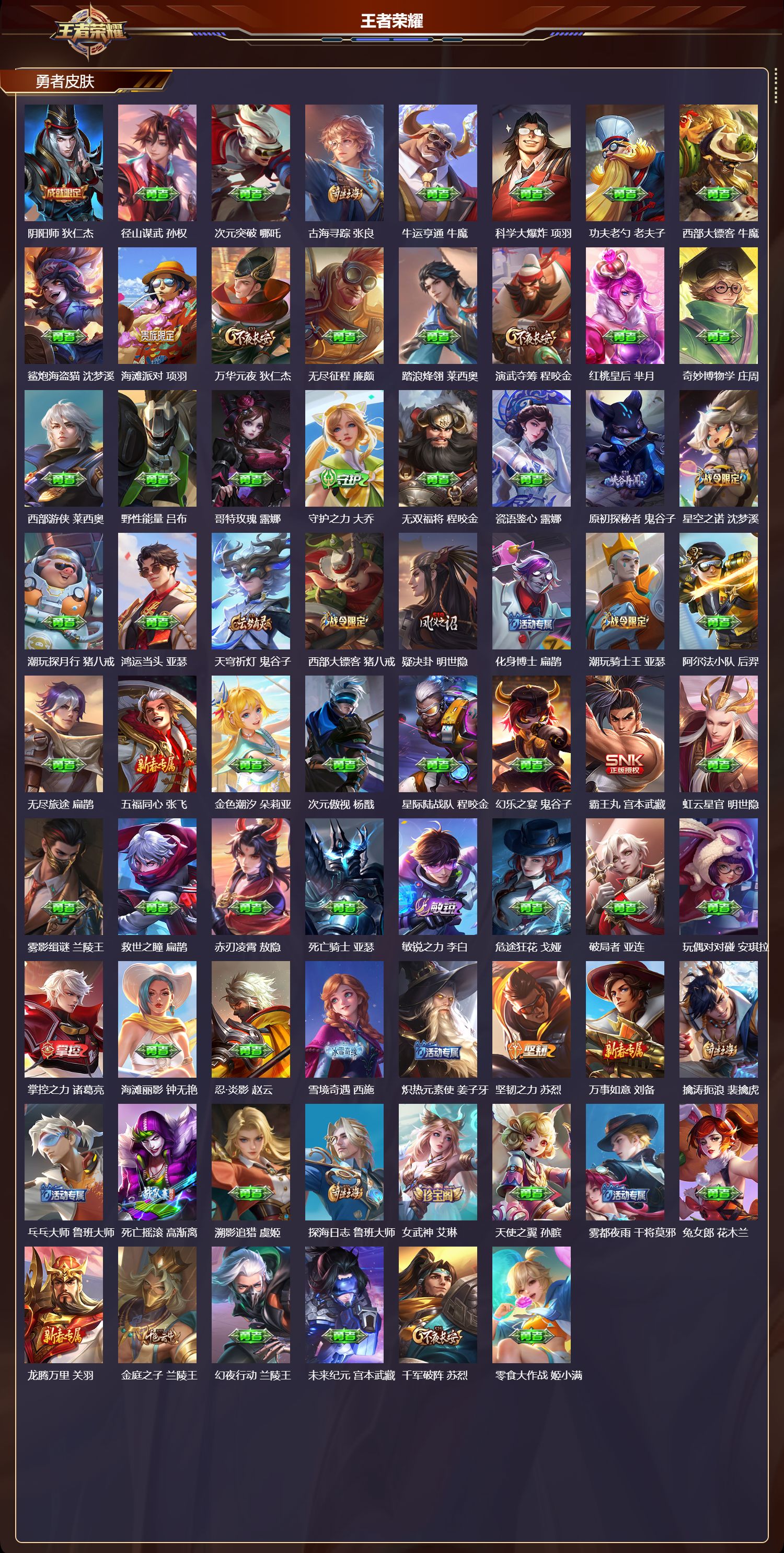 WZQM4303722王者荣耀账号详情图4