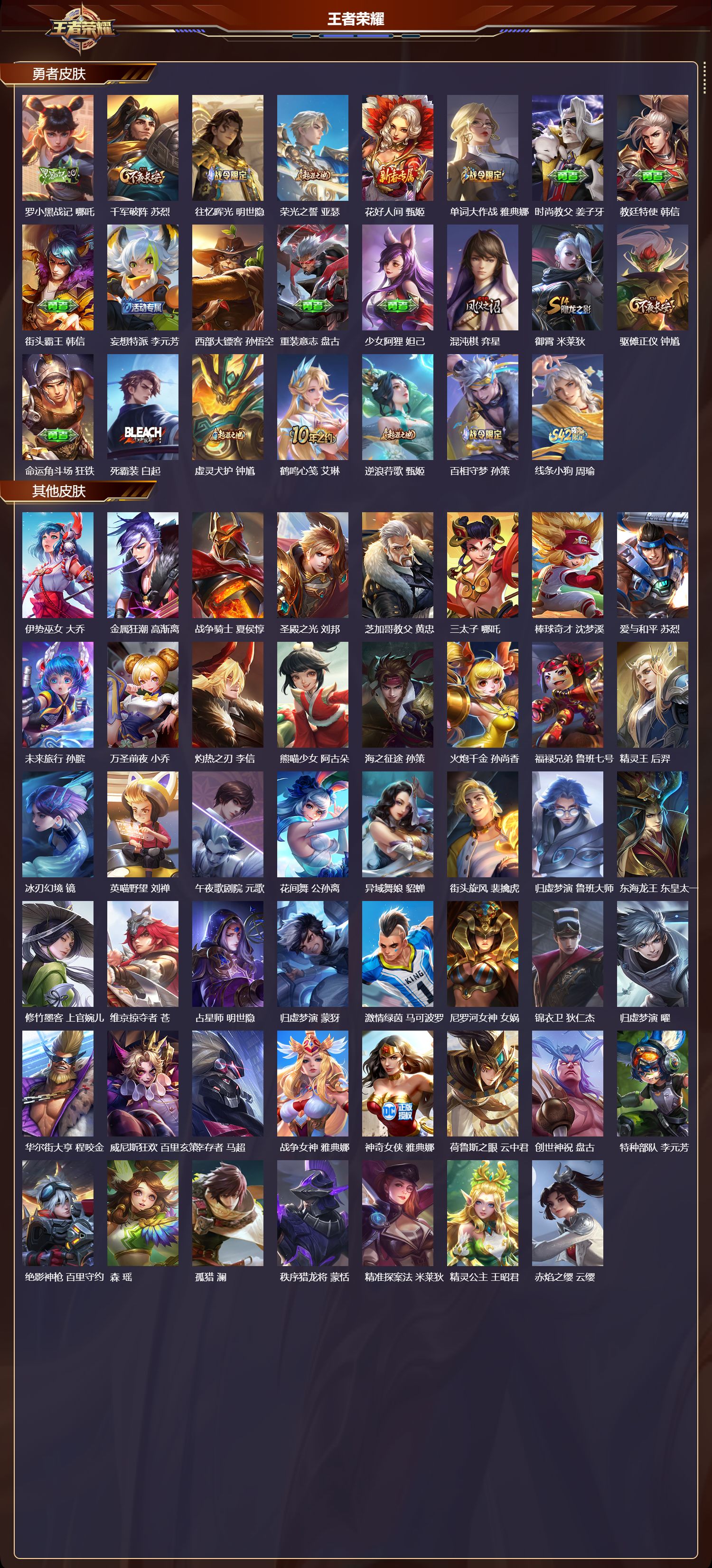 WZMK4302542王者荣耀账号详情图3