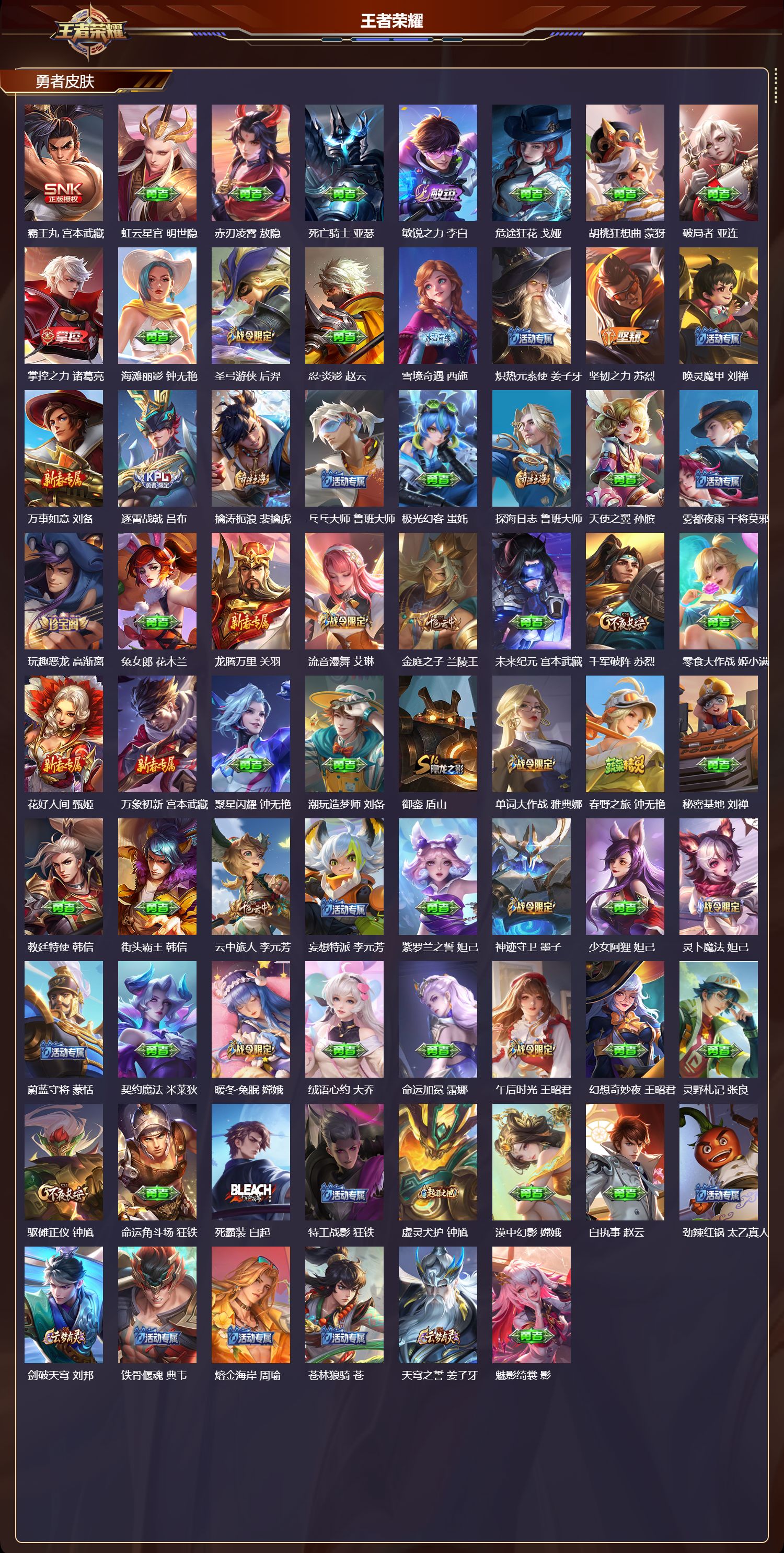 WZQM4301976王者荣耀账号详情图5