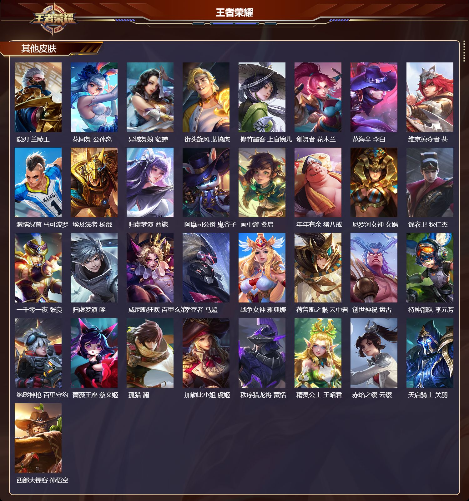 WZMK4302433王者荣耀账号详情图5 WZMK4302433王者荣耀账号详情图5