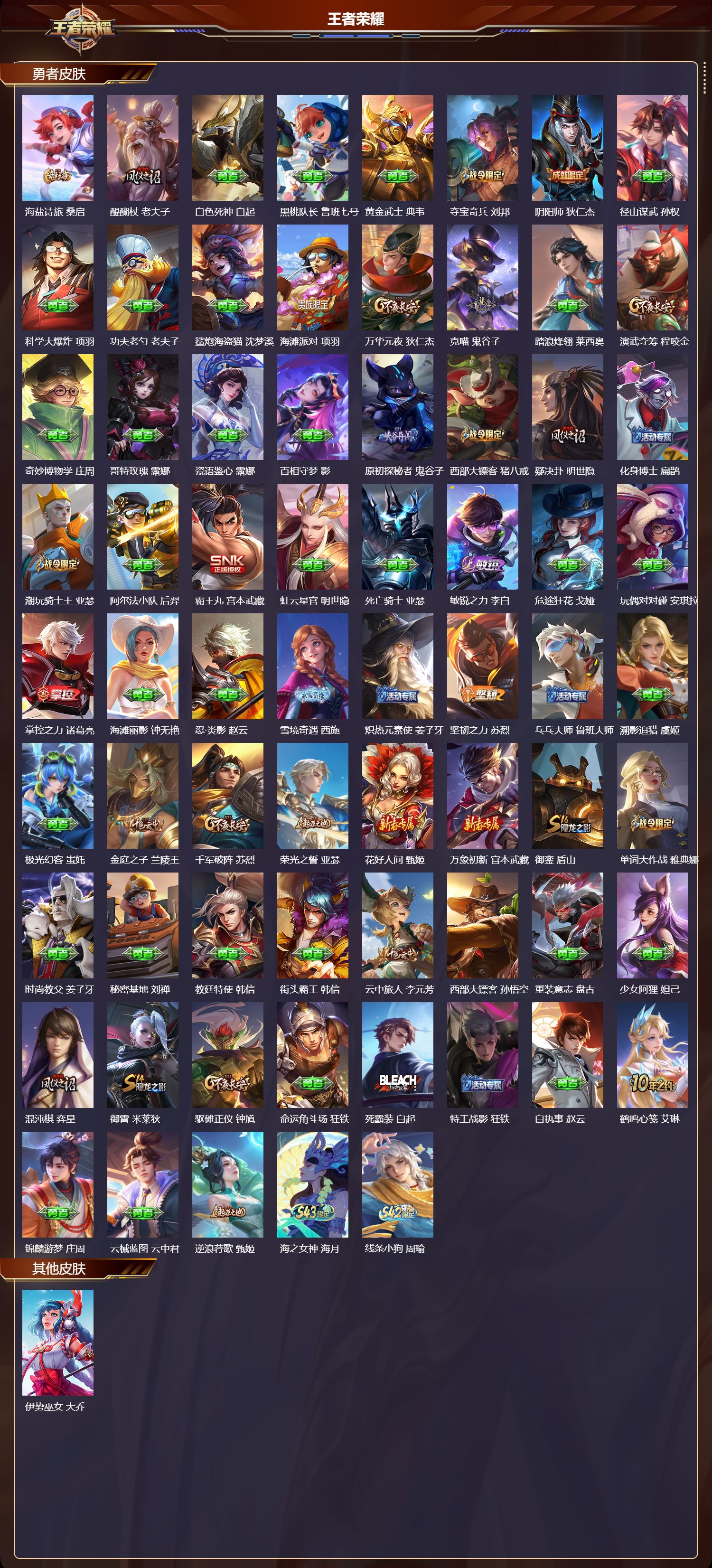 WZQM4304347王者荣耀账号详情图3