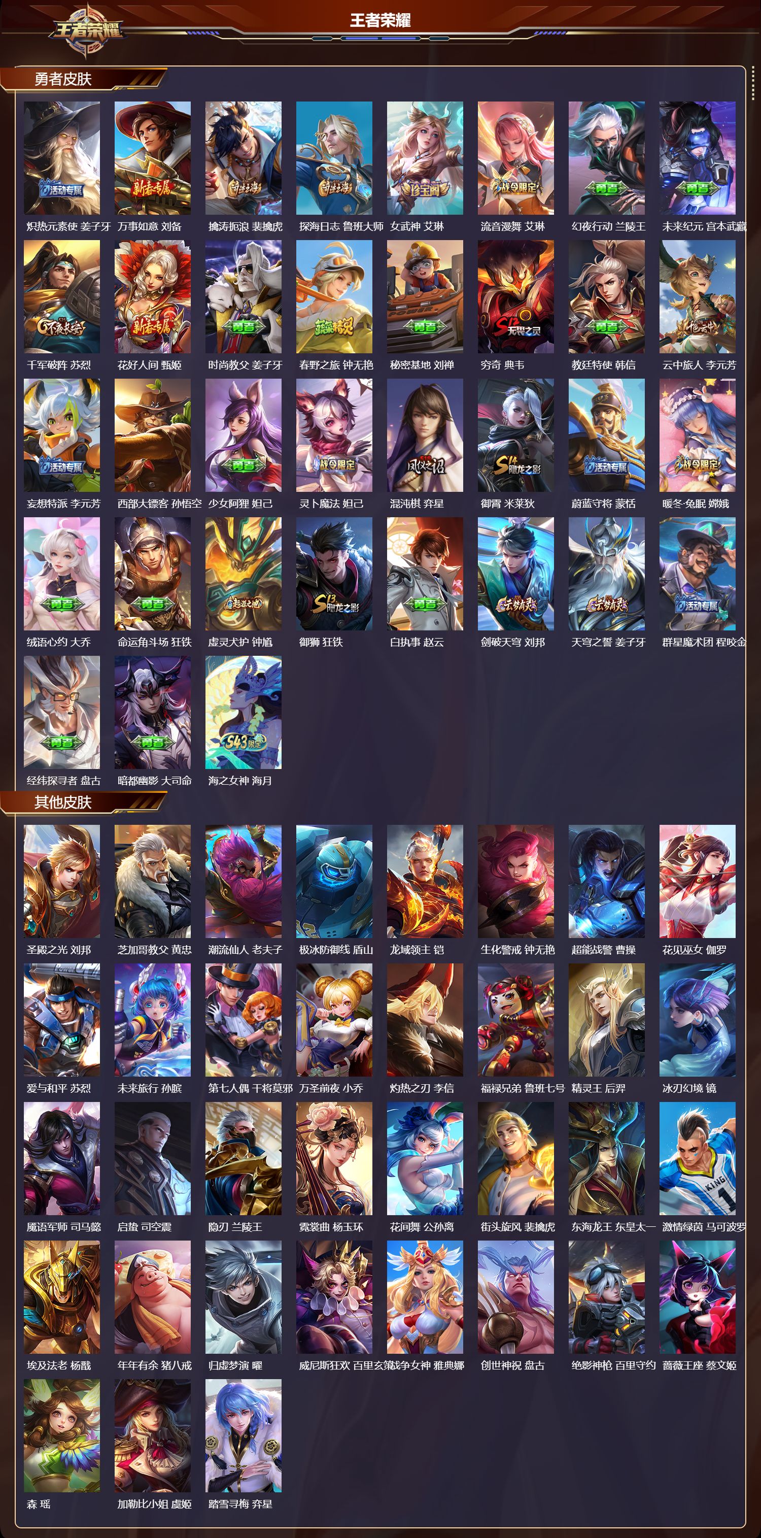 WZMK4303064王者荣耀账号详情图2