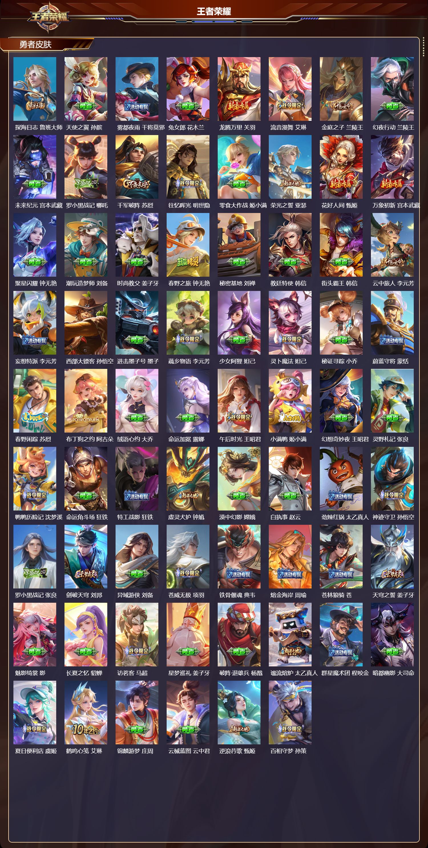 WZQM4304437王者荣耀账号详情图5