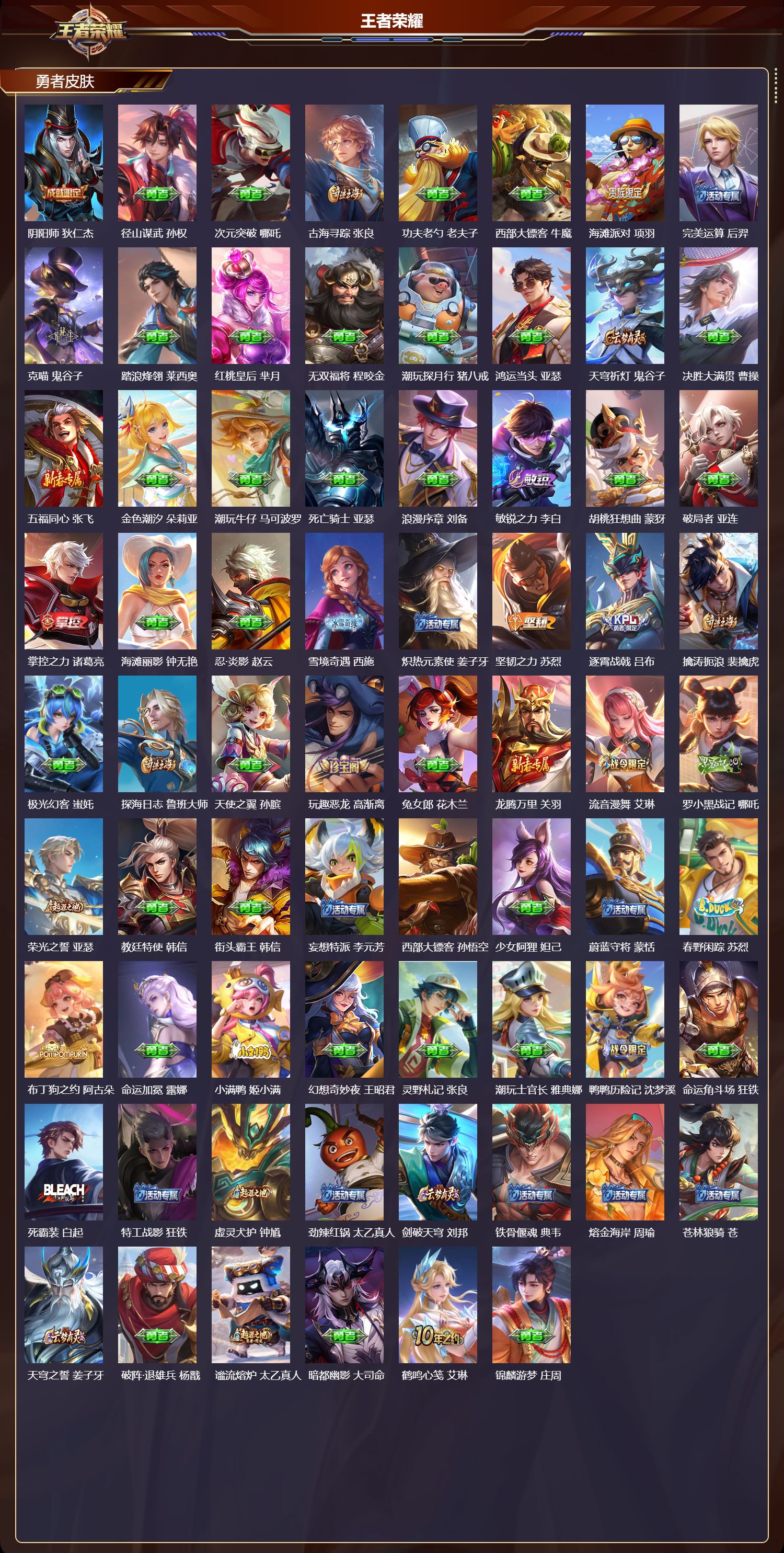 WZQM4304344王者荣耀账号详情图3