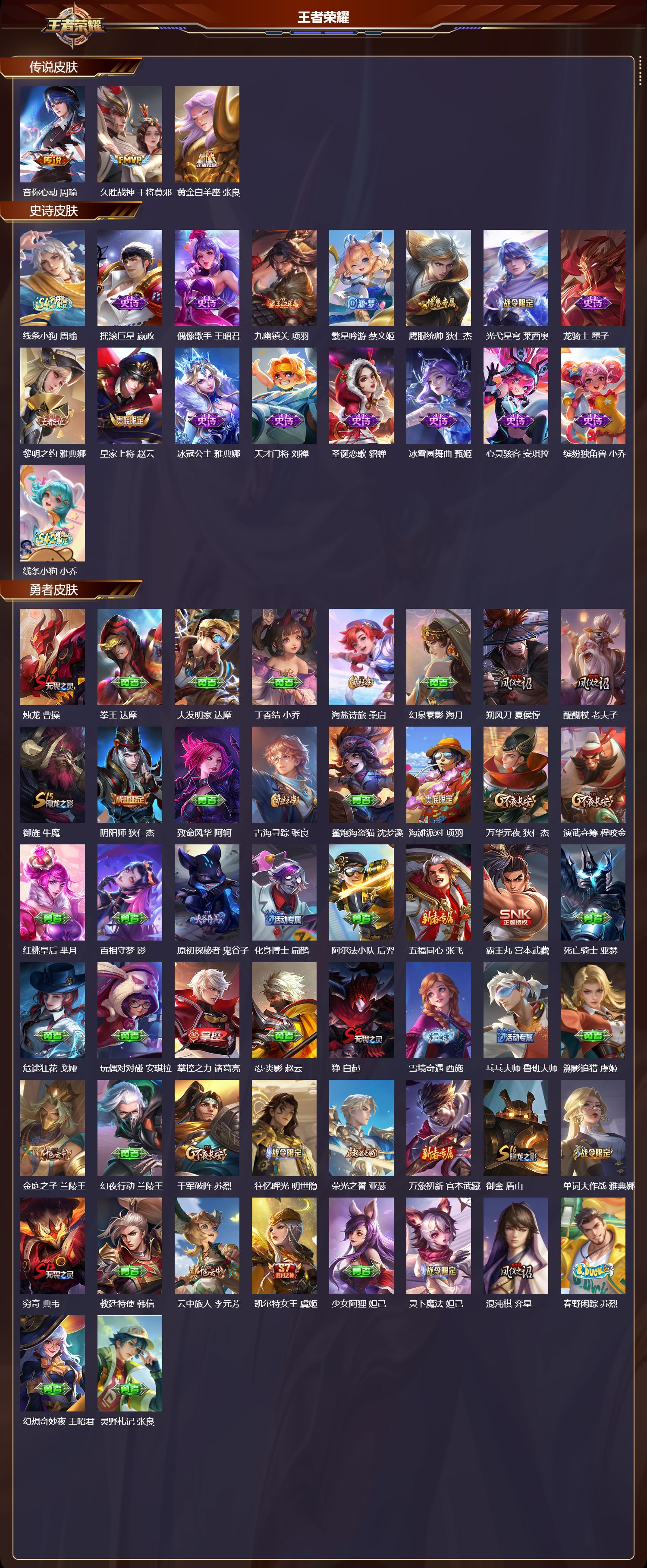 WZMK4303016王者荣耀账号详情图1 WZMK4303016王者荣耀账号详情图1