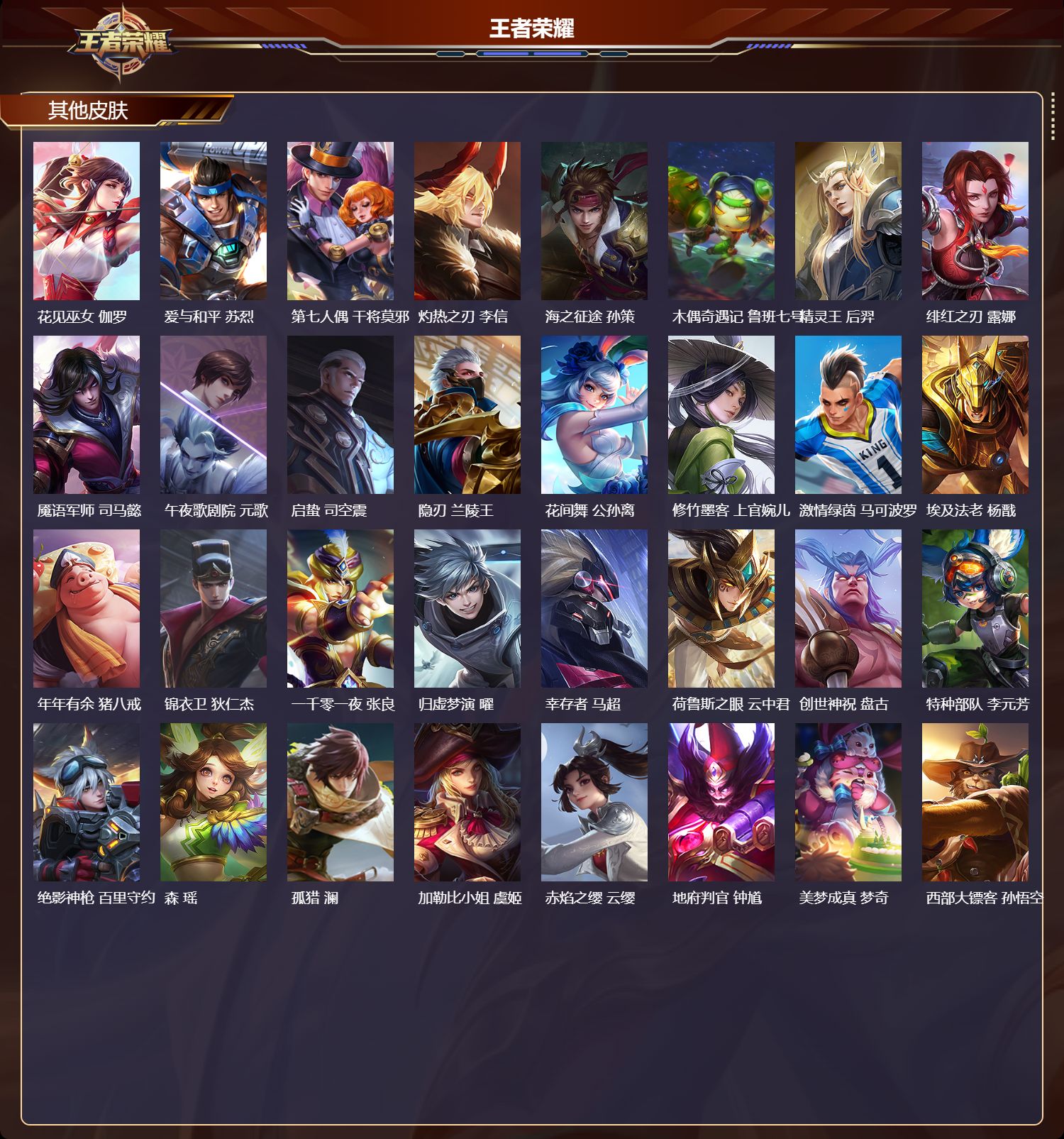 WZMK4303695王者荣耀账号详情图3