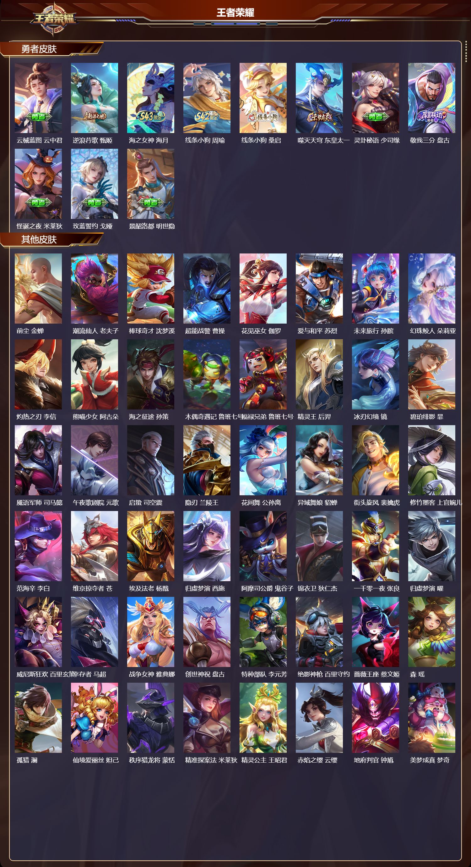 WZQM4304504王者荣耀账号详情图5