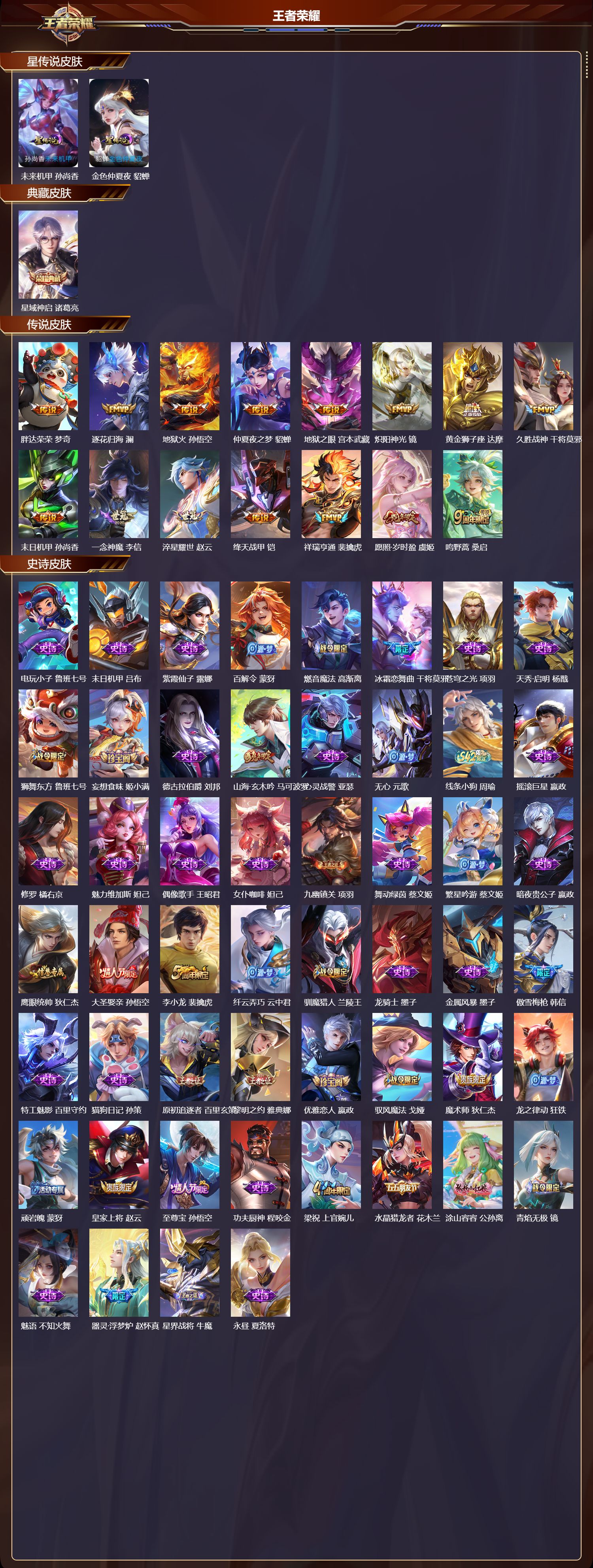 WZQM4304523王者荣耀账号详情图2