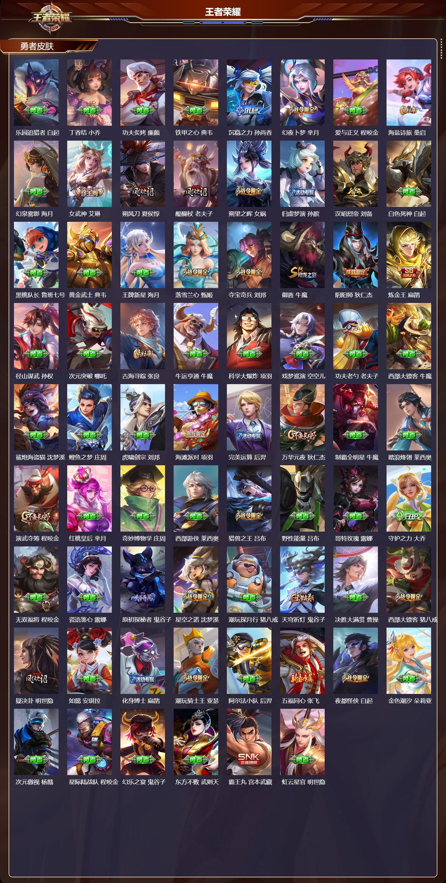 WZMK4301872王者荣耀账号详情图5