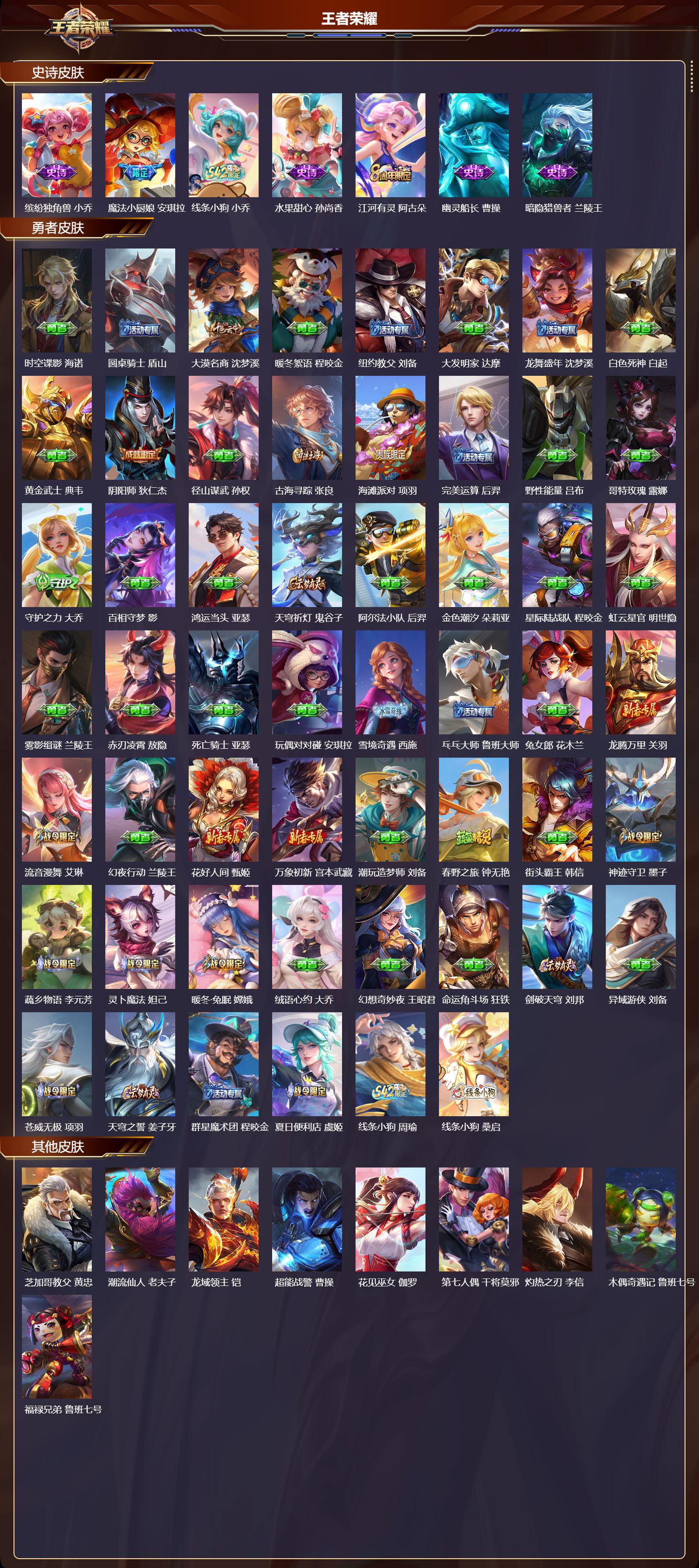 WZQM4314751王者荣耀账号详情图3